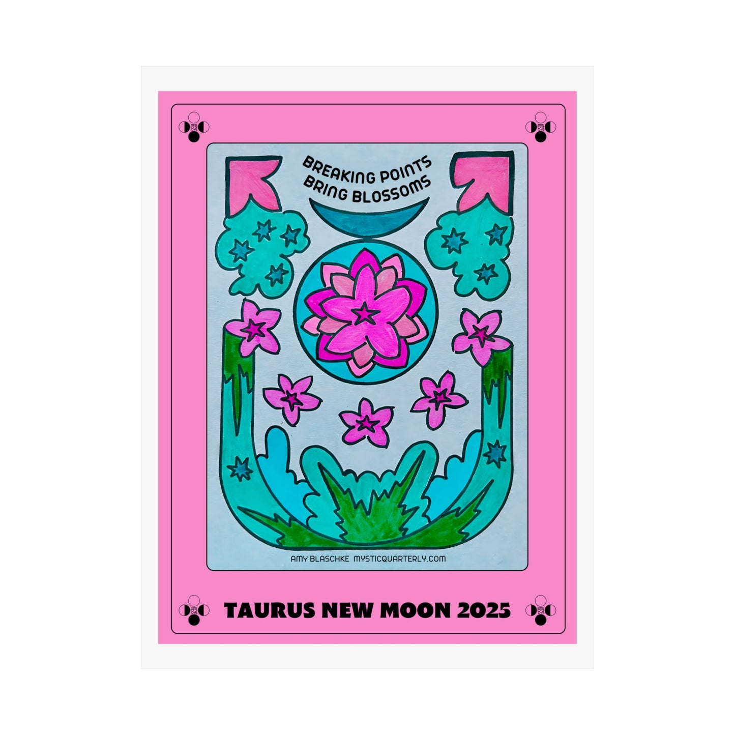 Taurus New Moon 2025 Art Print — Without Affirmation