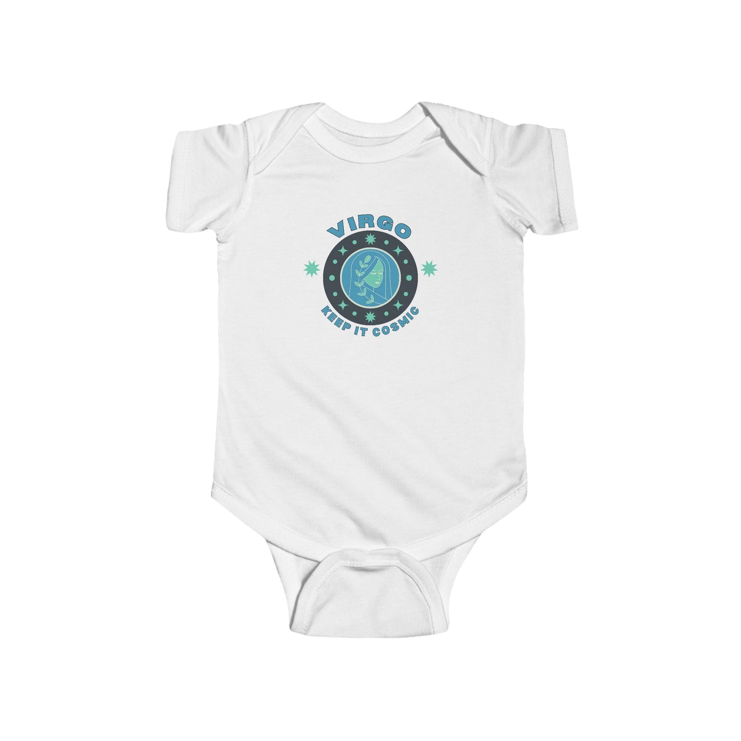 Virgo Baby Onesie | Keep it Cosmic Zodiac Cotton Bodysuit for Babies 0-24M