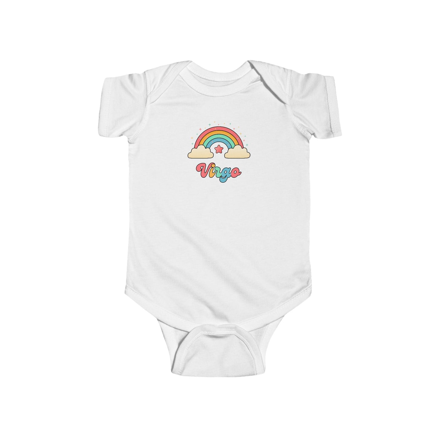 Cosmic Cutie Virgo Zodiac Onesie | Astrology Cotton Baby Bodysuit