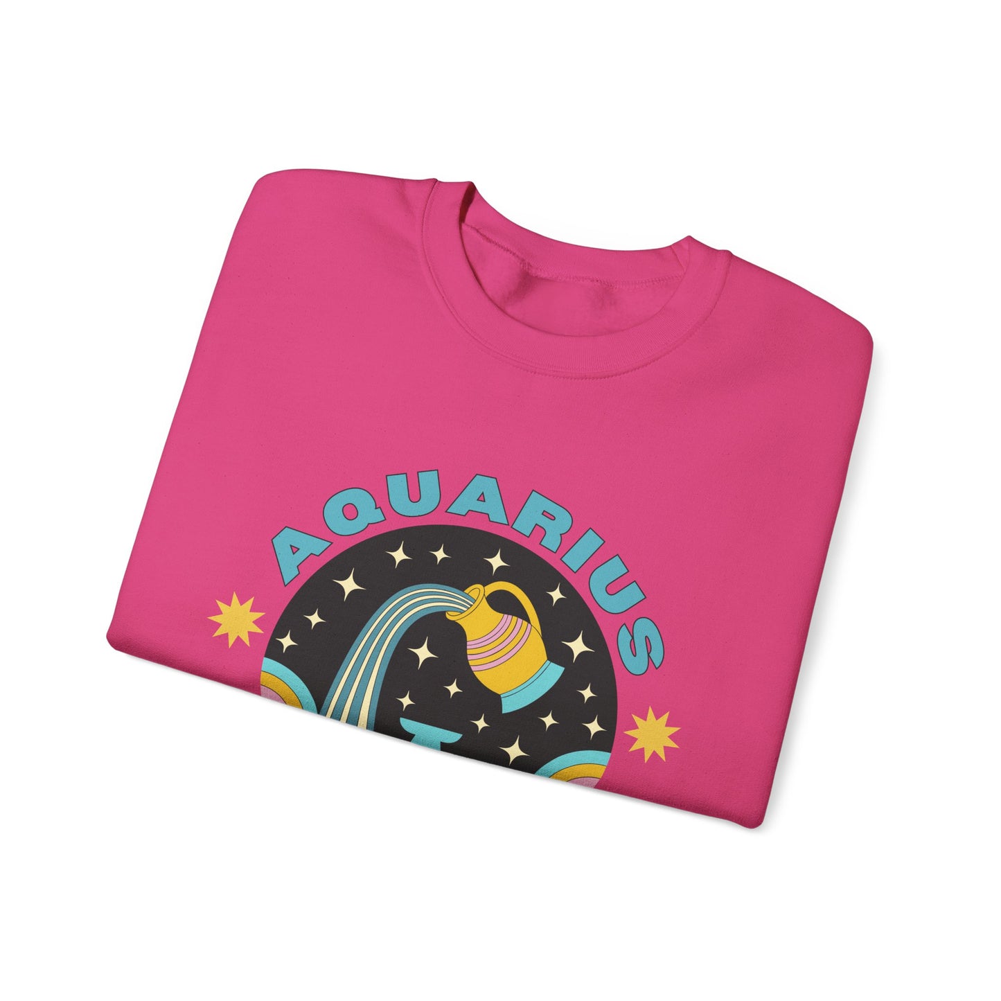 Keep It Cosmic - Retro Star Sign Astro Sweatshirt | Aquarius