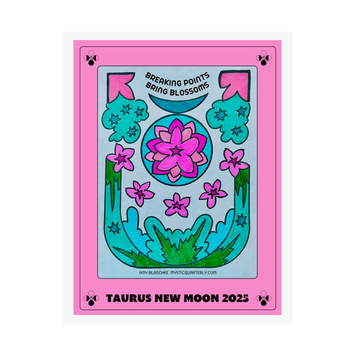 Taurus New Moon 2025 Art Print — Without Affirmation