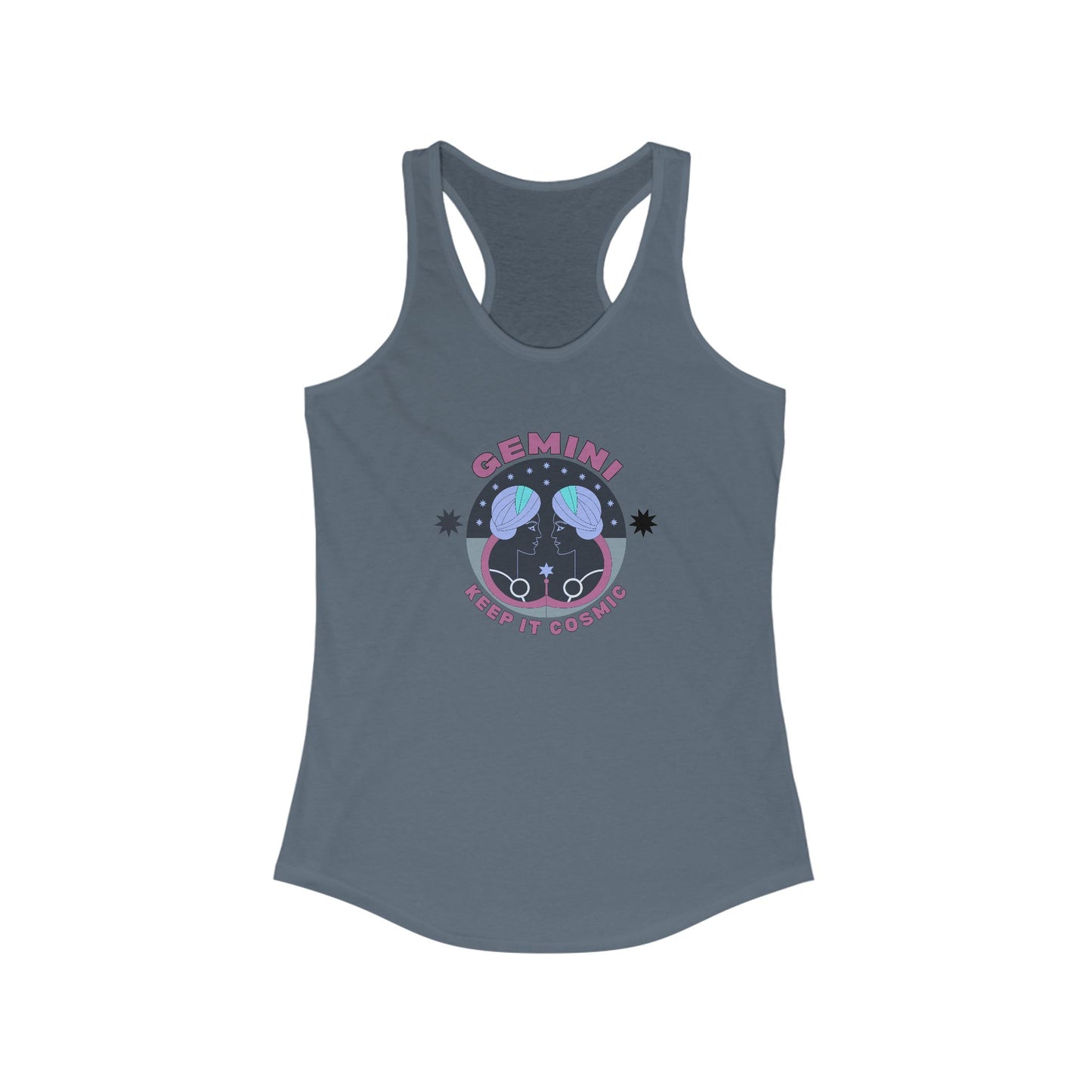 Keep it Cosmic Retro Gemini Astrology Tank Top