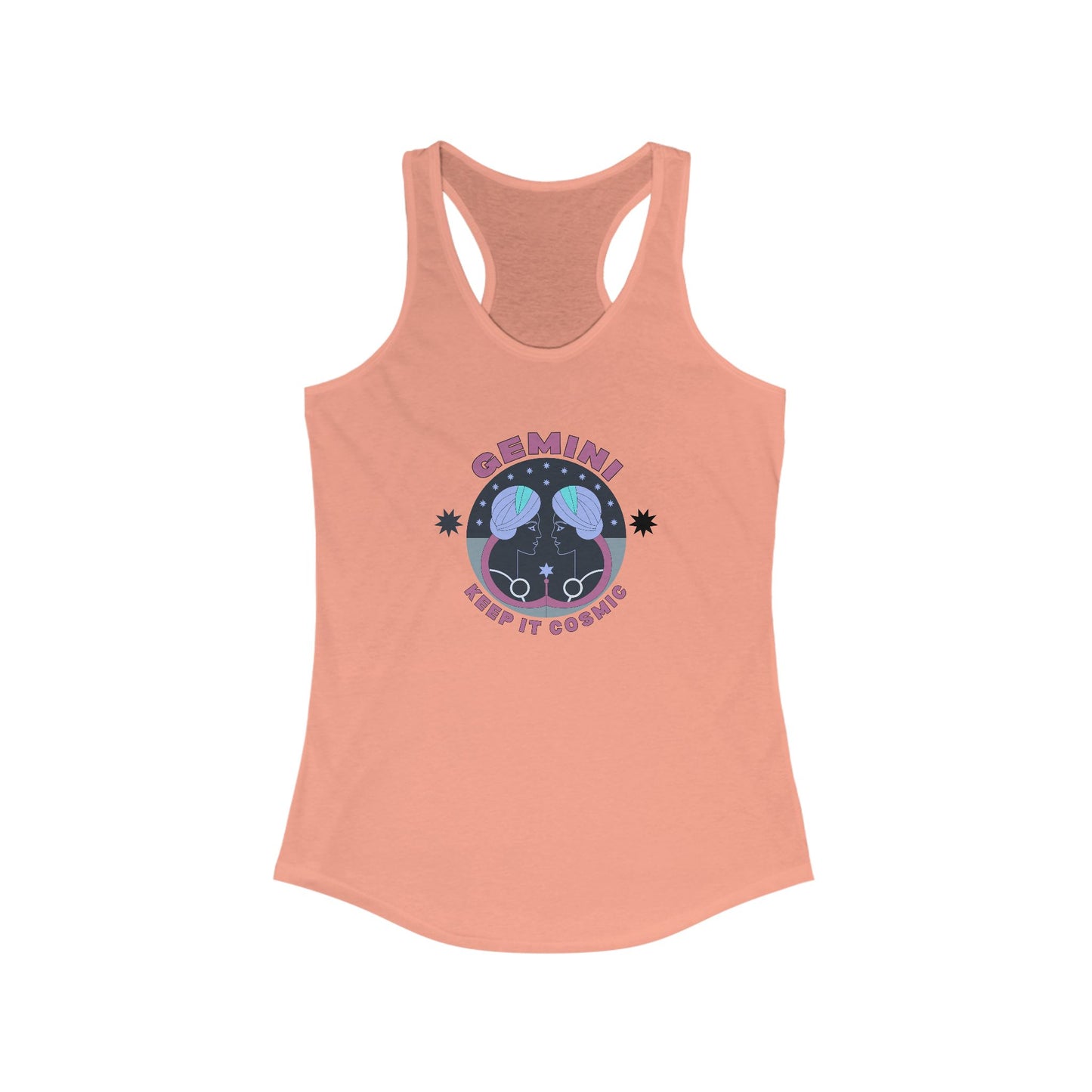 Keep it Cosmic Retro Gemini Astrology Tank Top