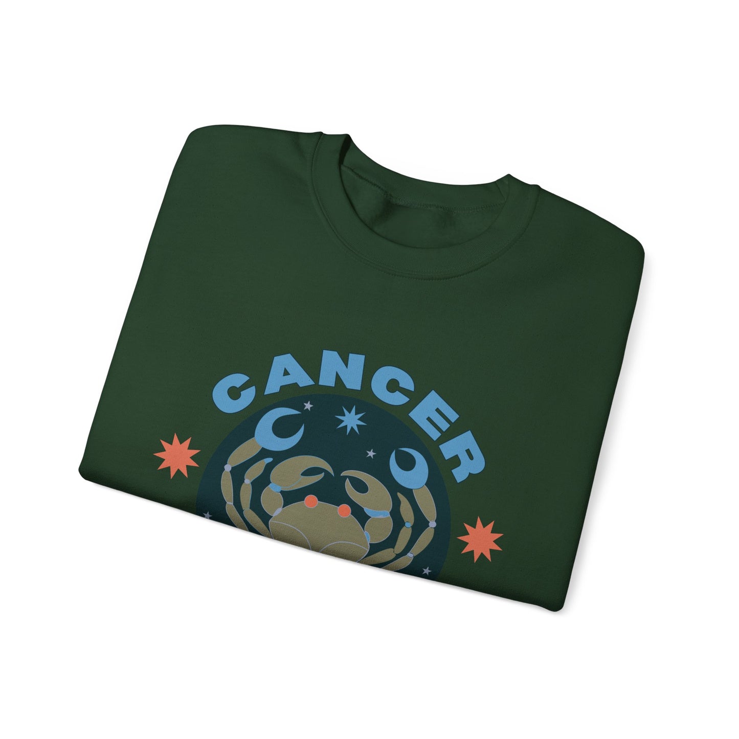 Keep It Cosmic - Retro Star Sign Astro Sweatshirt | Cancer