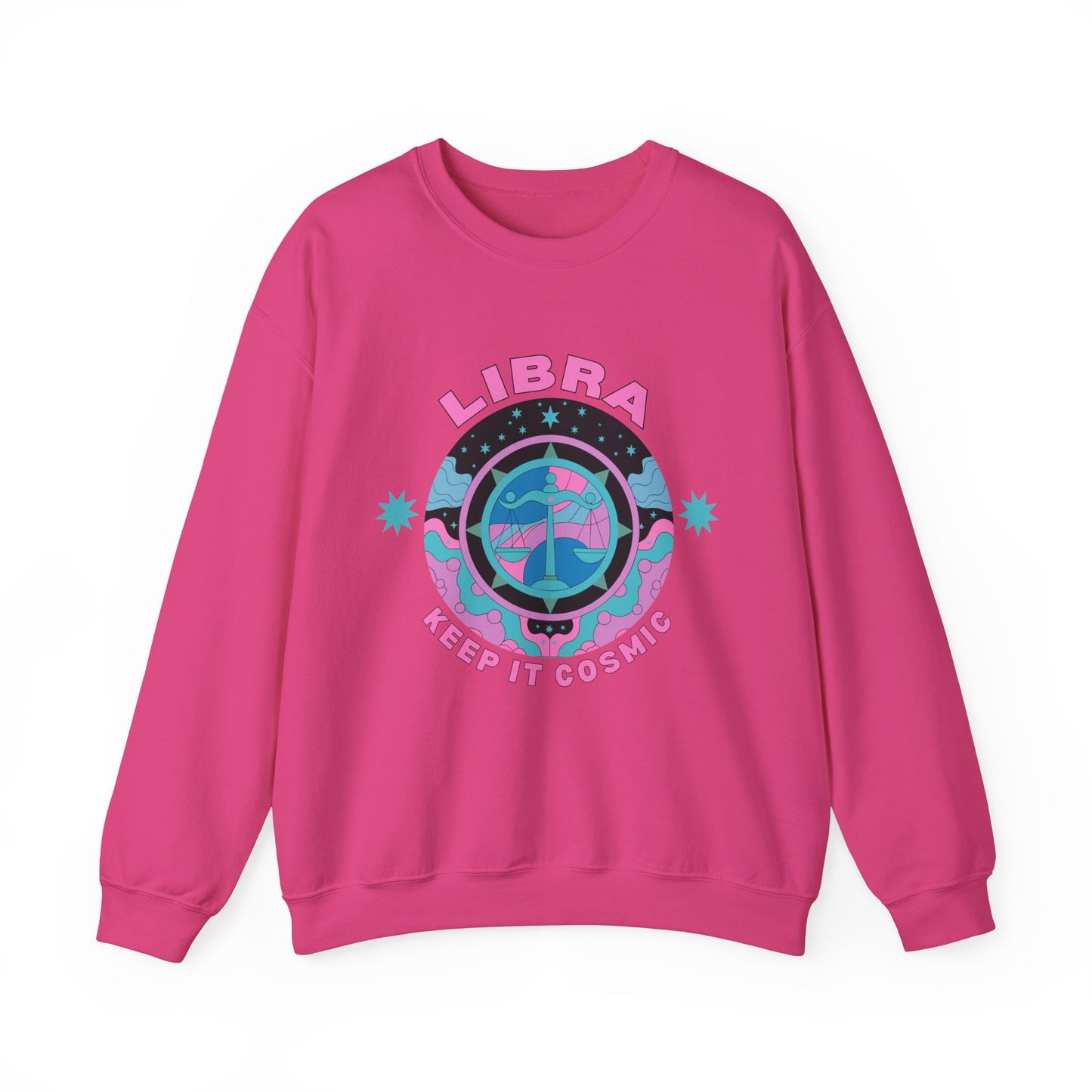 Keep It Cosmic - Retro Star Sign Astro Sweatshirt | Libra