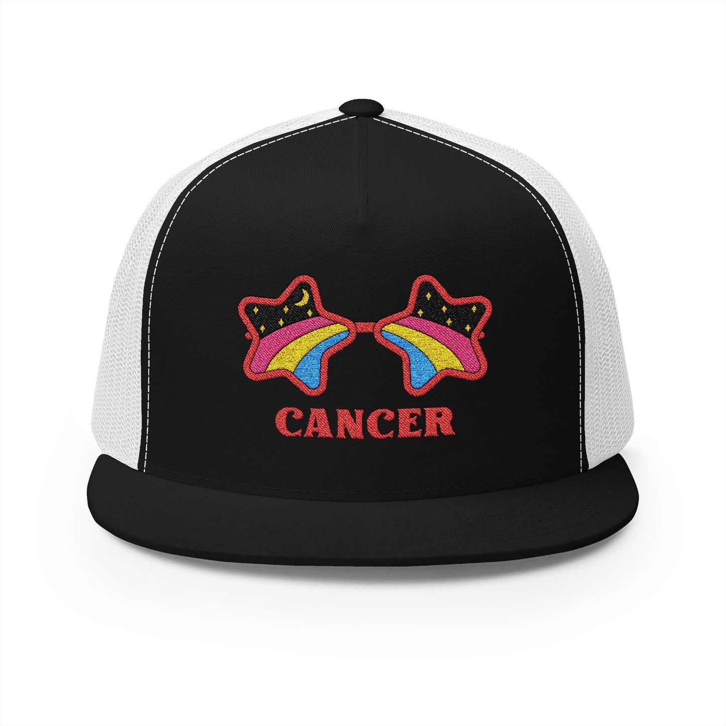 Retro Zodiac Sign Trucker Hat — Cancer