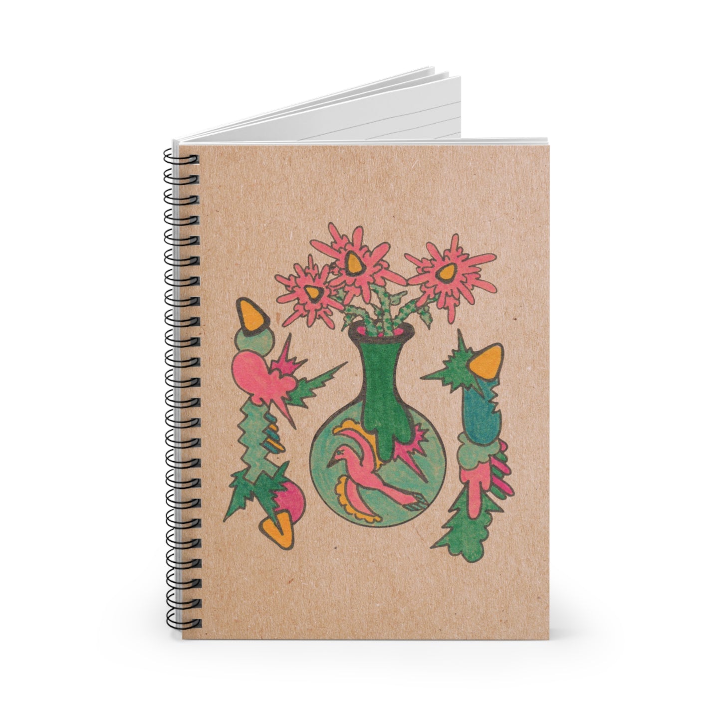 The Alchemy of Embodied Expression Journal | Goddess Terpsichore Spiral Notebook (6" x 8")
