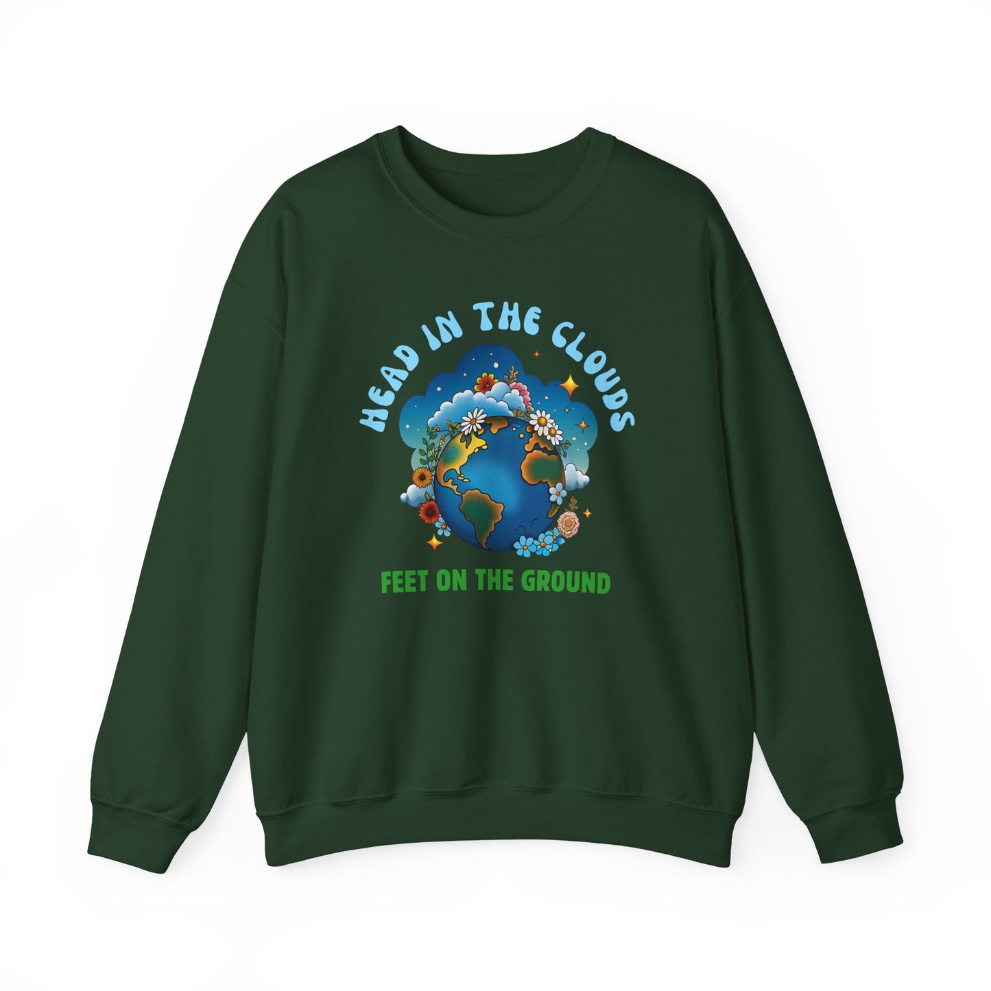 Grounded Dreamer | Earthy Edition β Eco Retro Sweatshirt in Deep Tones