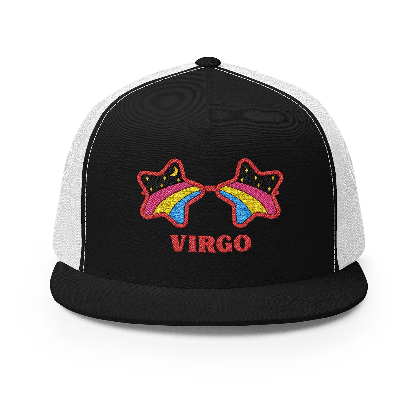 Retro Zodiac Sign Trucker Hat — Virgo