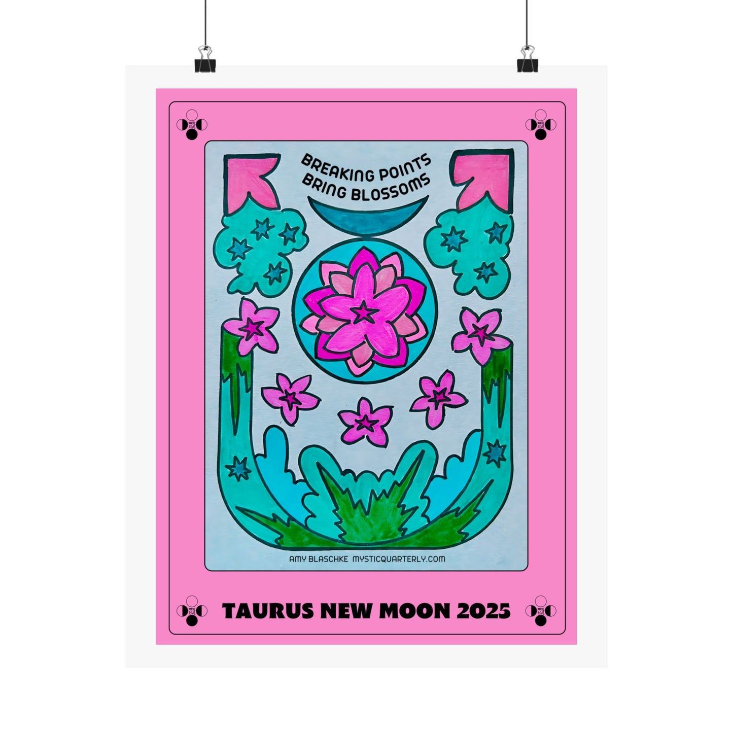 Taurus New Moon 2025 Art Print — Without Affirmation