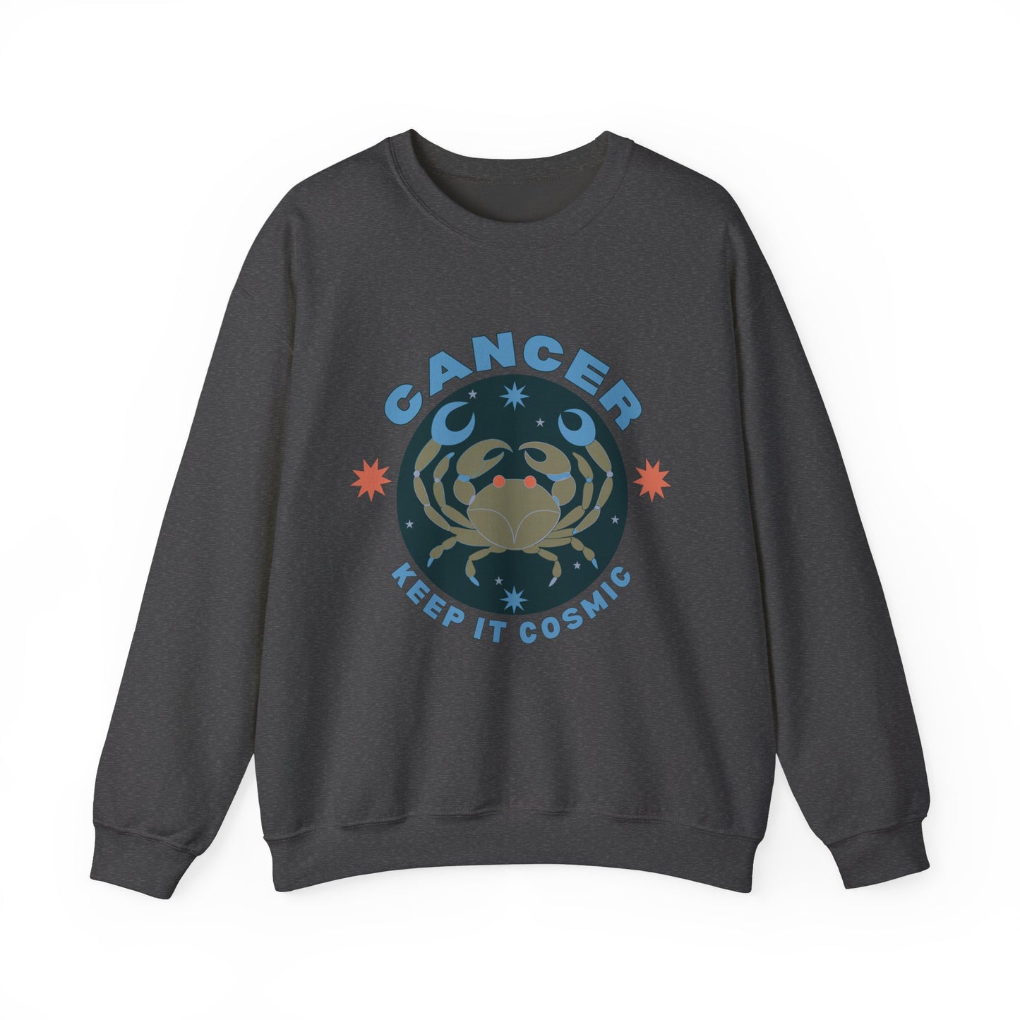 Keep It Cosmic - Retro Star Sign Astro Sweatshirt | Cancer