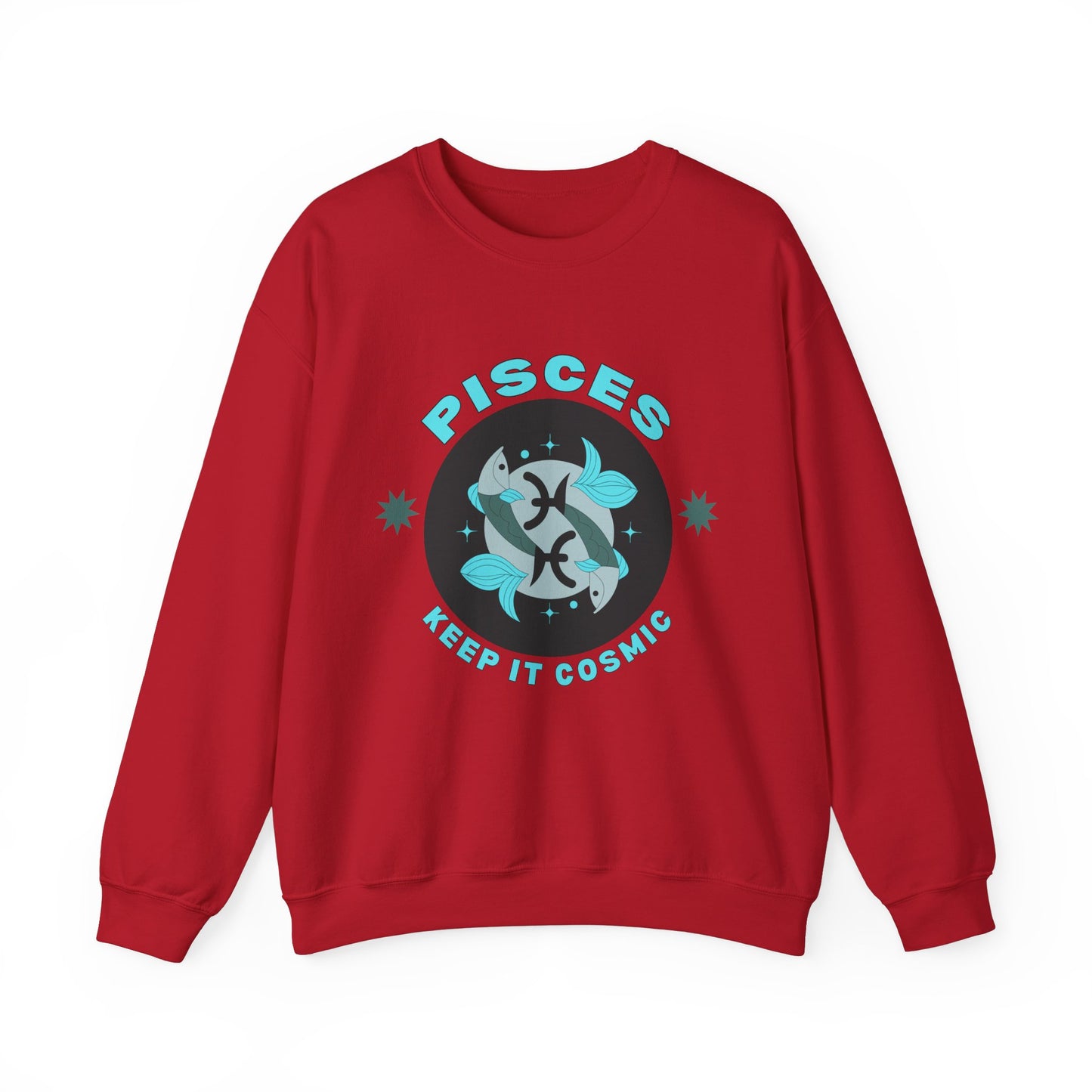 Keep It Cosmic - Retro Star Sign Astro Sweatshirt | Pisces