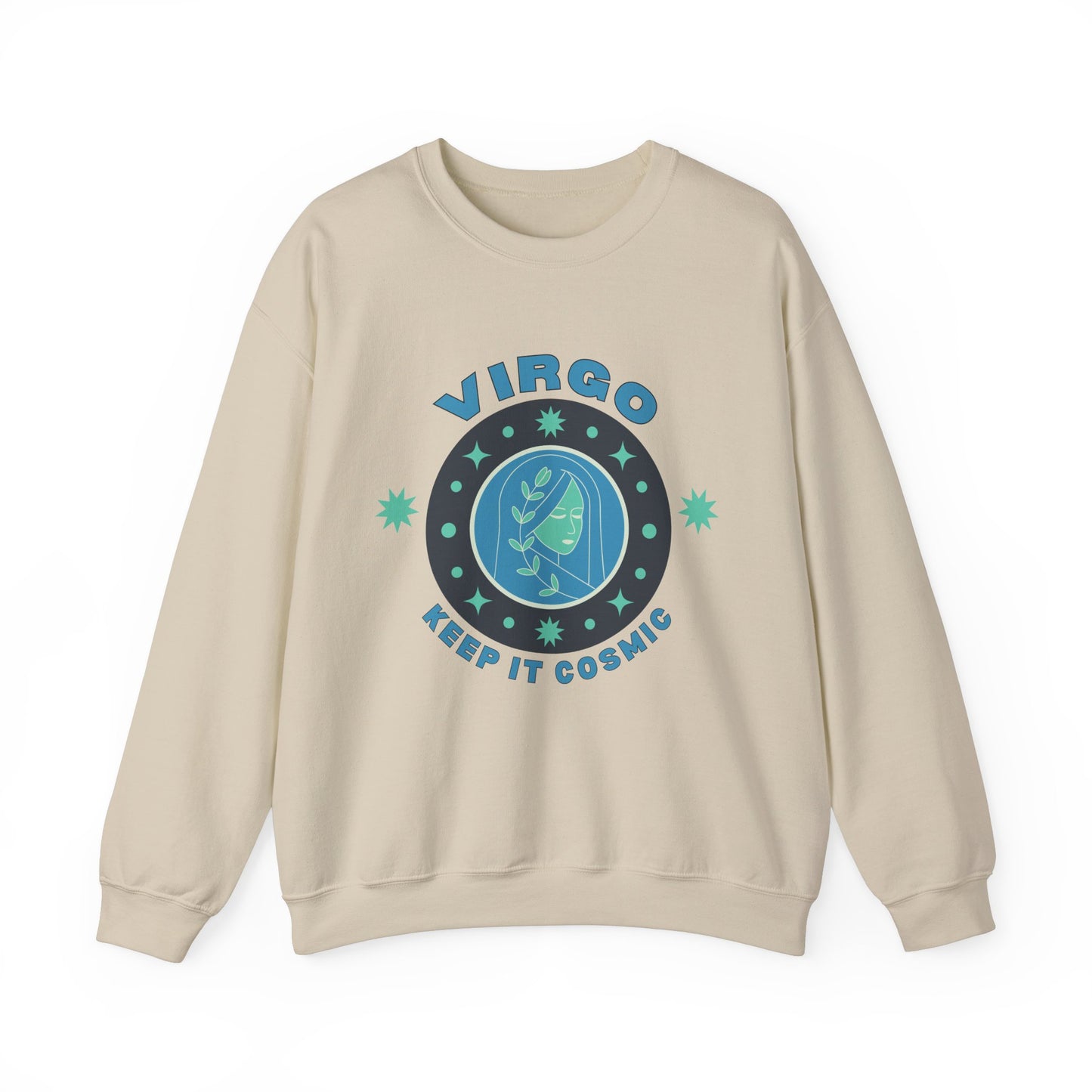 Keep It Cosmic - Retro Star Sign Astro Sweatshirt | Virgo