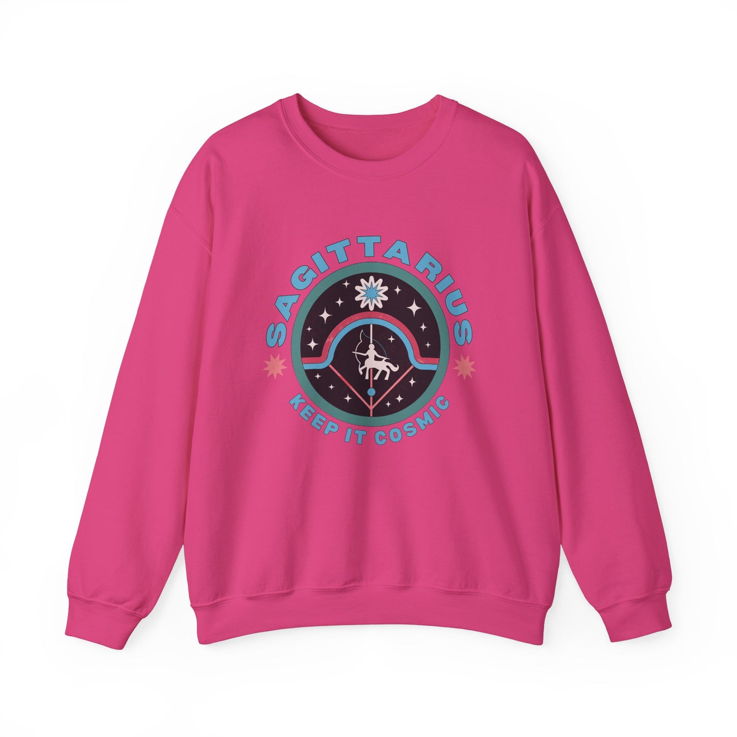 Keep It Cosmic - Retro Star Sign Astro Sweatshirt | Sagittarius