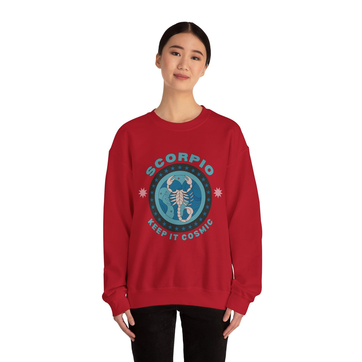 Keep It Cosmic - Retro Star Sign Astro Sweatshirt | Scorpio