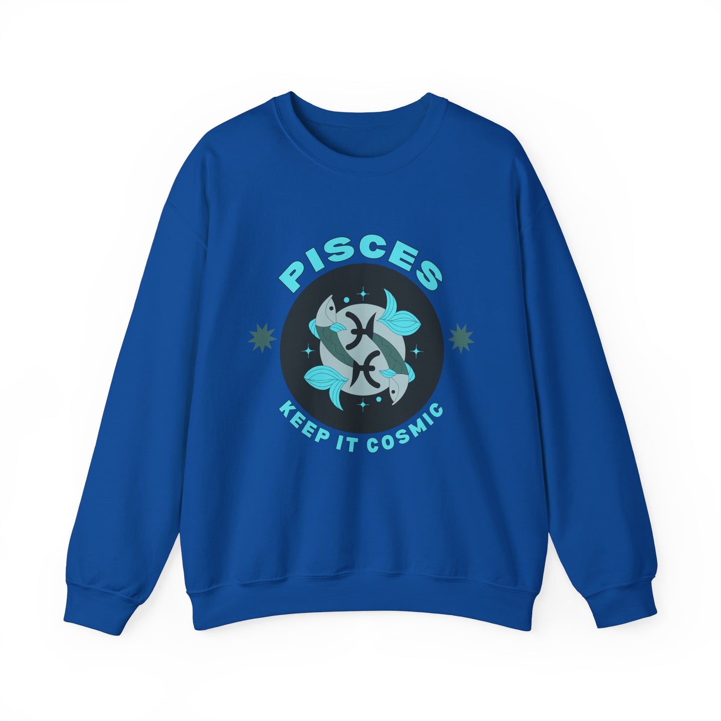 Keep It Cosmic - Retro Star Sign Astro Sweatshirt | Pisces