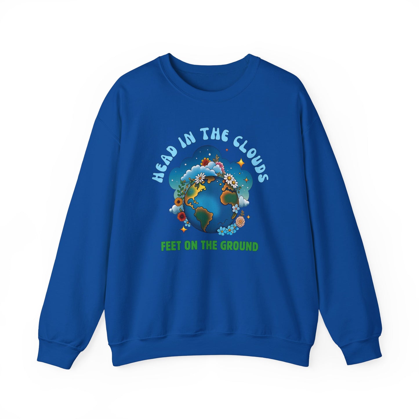 Grounded Dreamer | Earthy Edition β Eco Retro Sweatshirt in Deep Tones