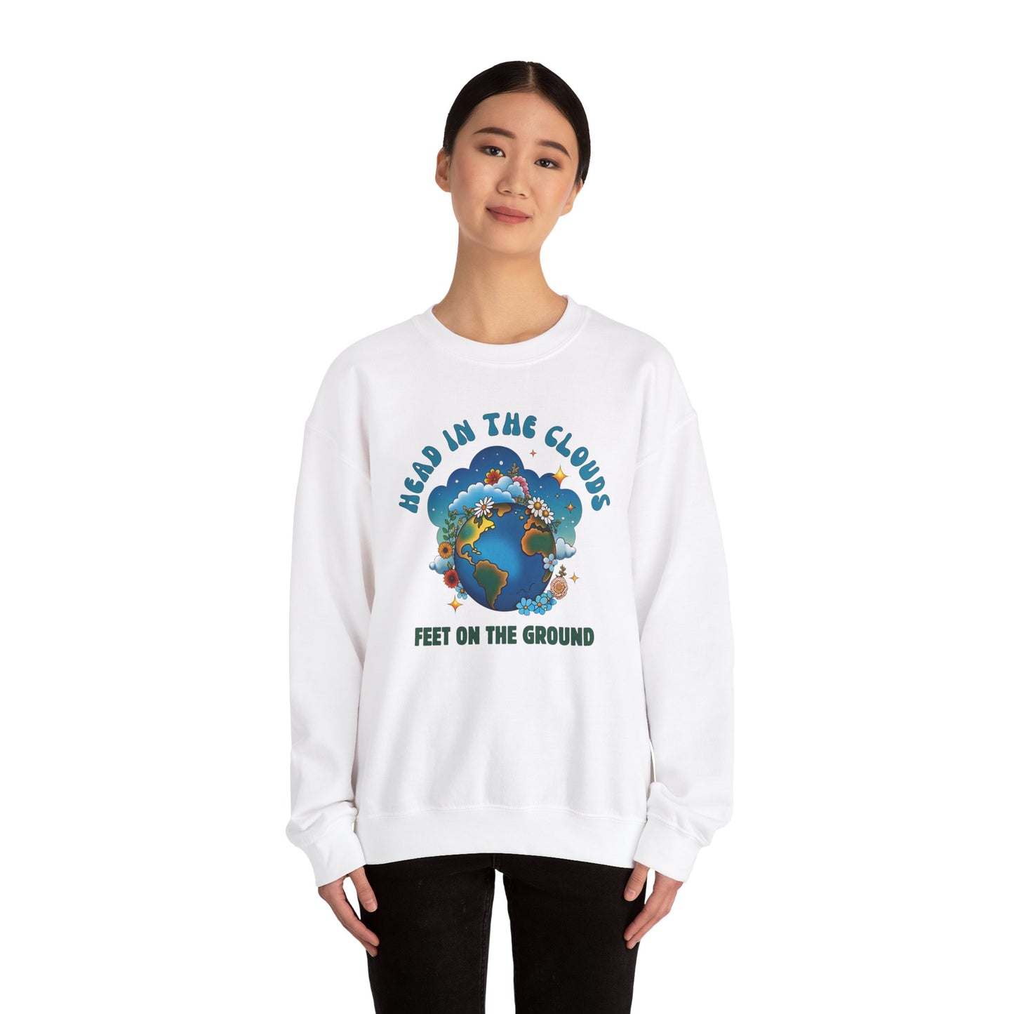 Grounded Dreamer | Airy Edition – Retro Dreamy Sweatshirt in Soft Hues