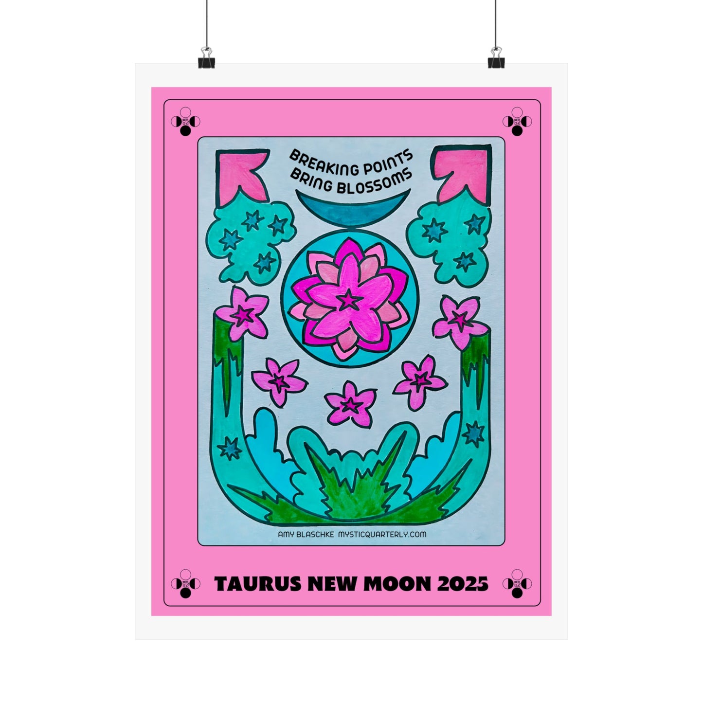 Taurus New Moon 2025 Art Print — Without Affirmation