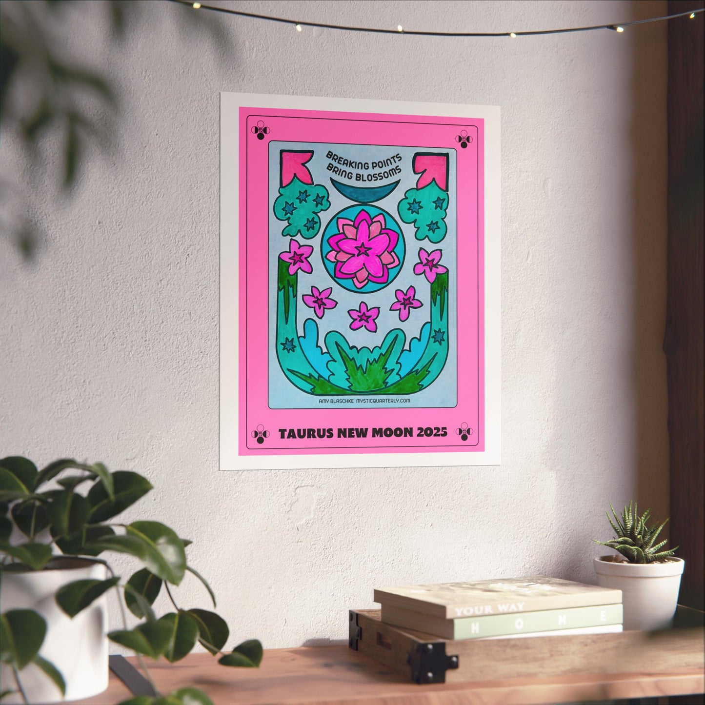 Taurus New Moon 2025 Art Print — Without Affirmation