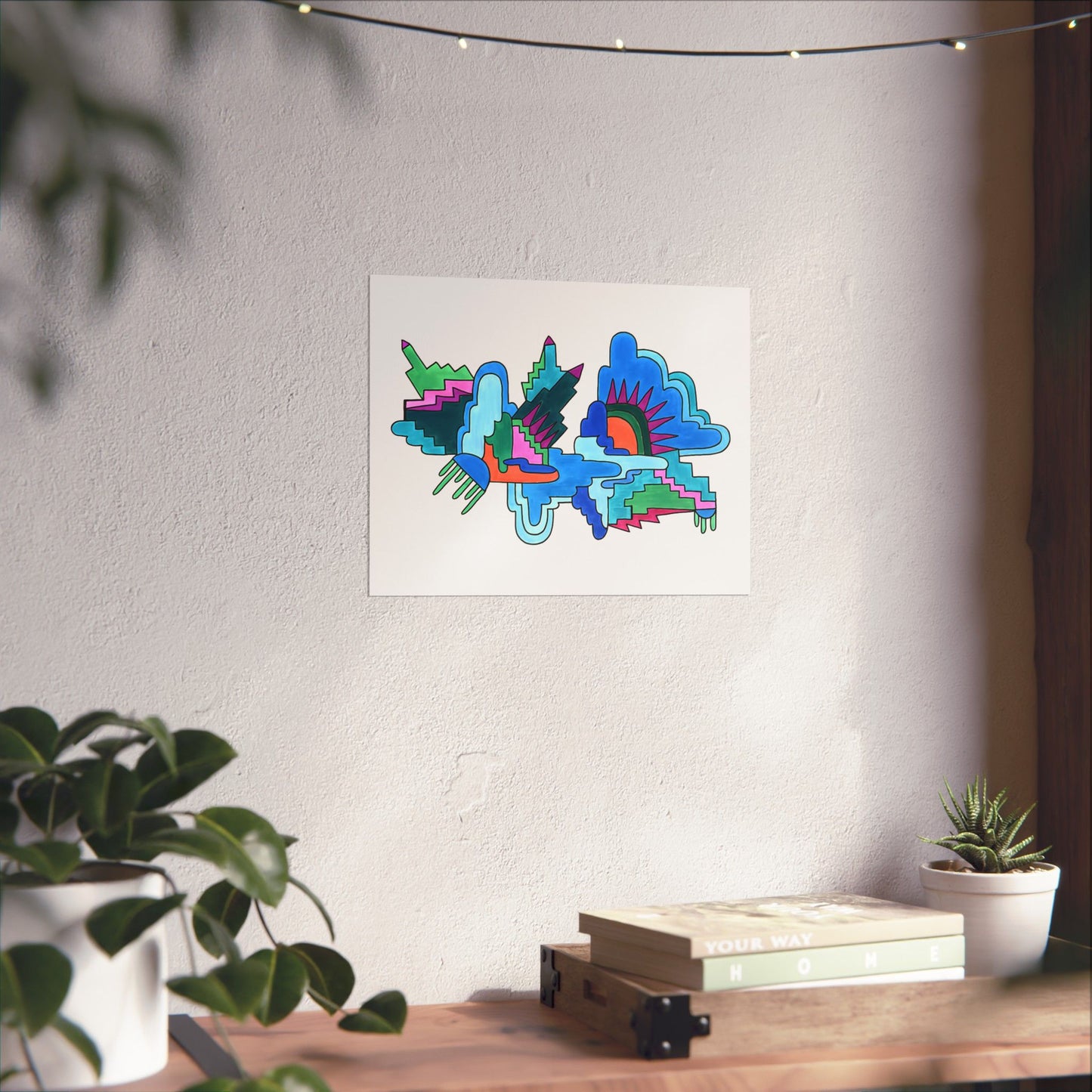Cosmic Dreamscape | Abstract Visionary Art Print
