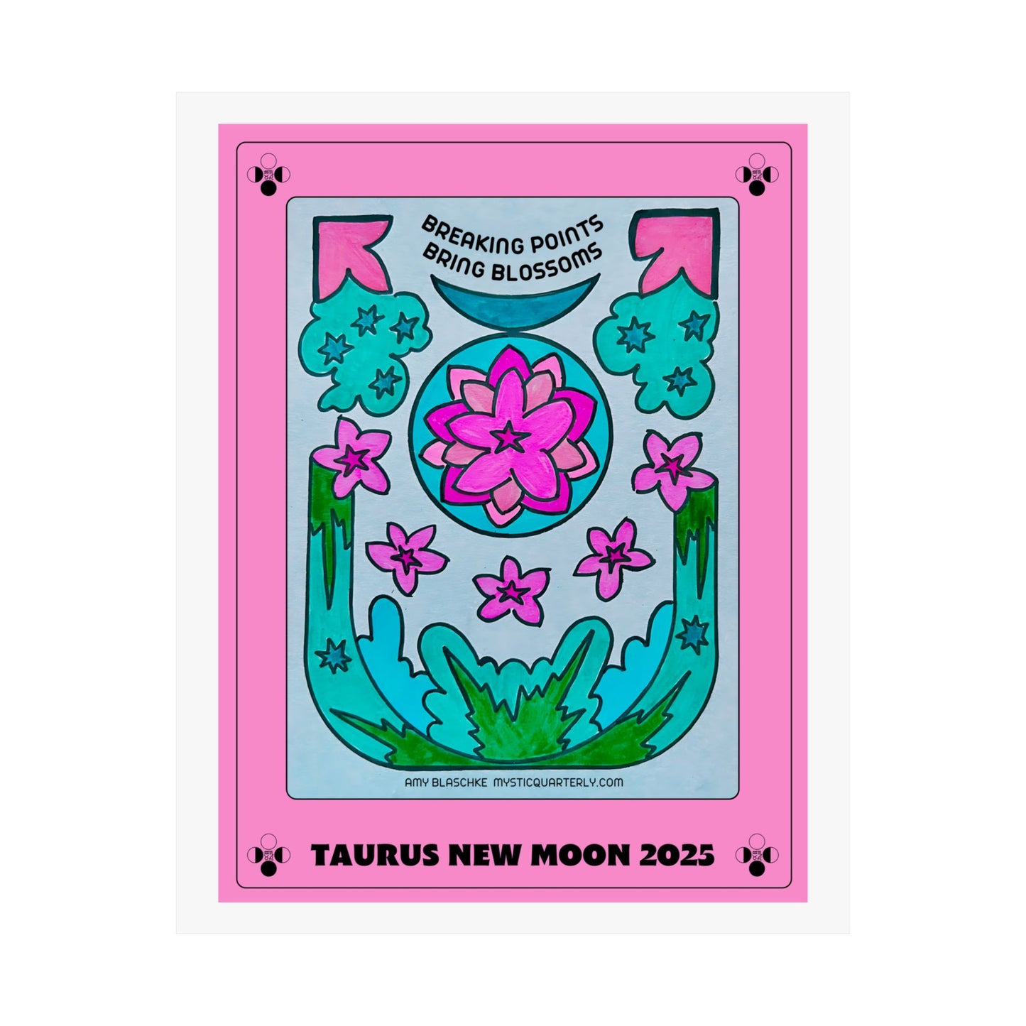 Taurus New Moon 2025 Art Print — Without Affirmation