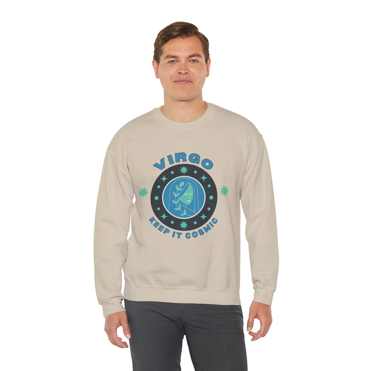 Keep It Cosmic - Retro Star Sign Astro Sweatshirt | Virgo