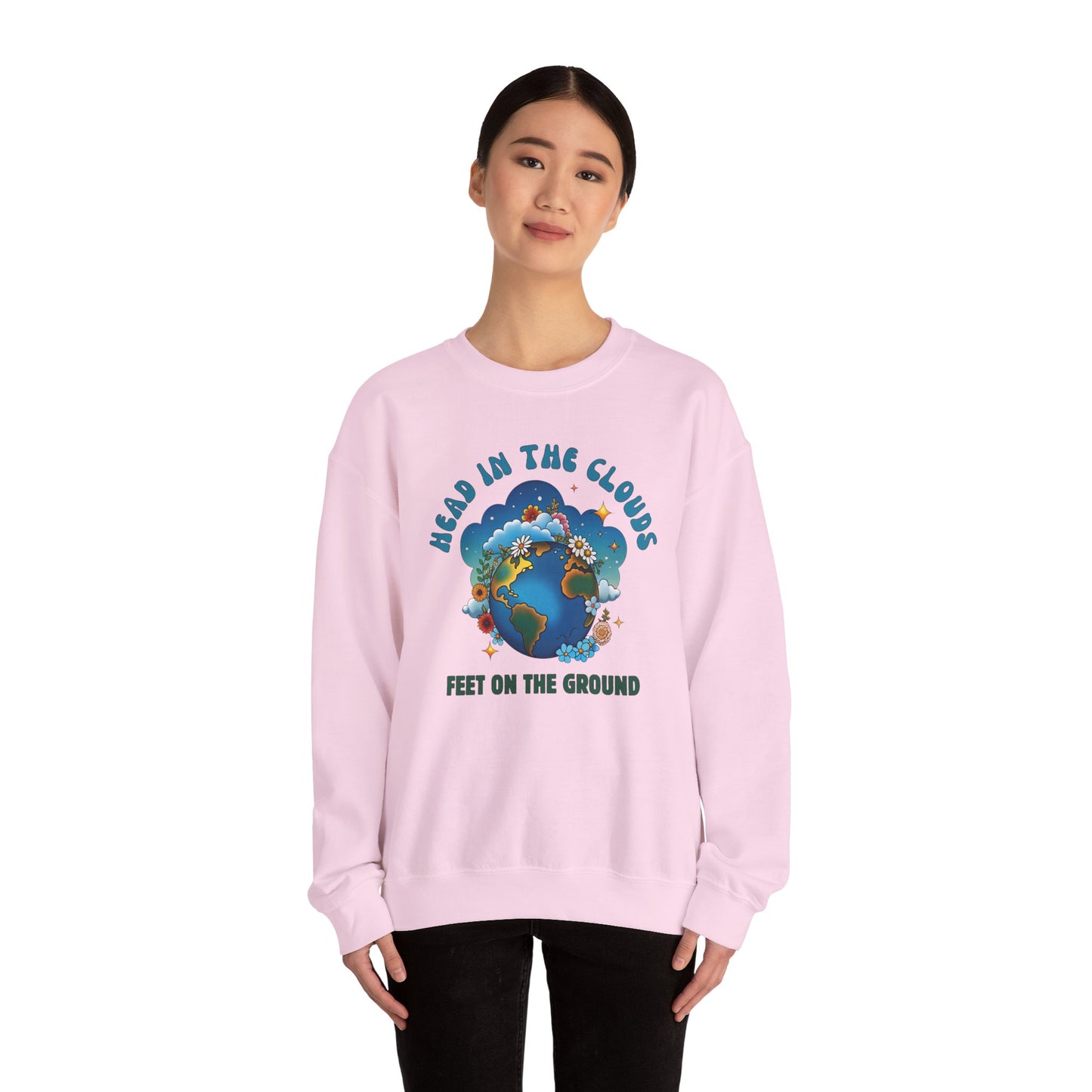 Grounded Dreamer | Airy Edition – Retro Dreamy Sweatshirt in Soft Hues