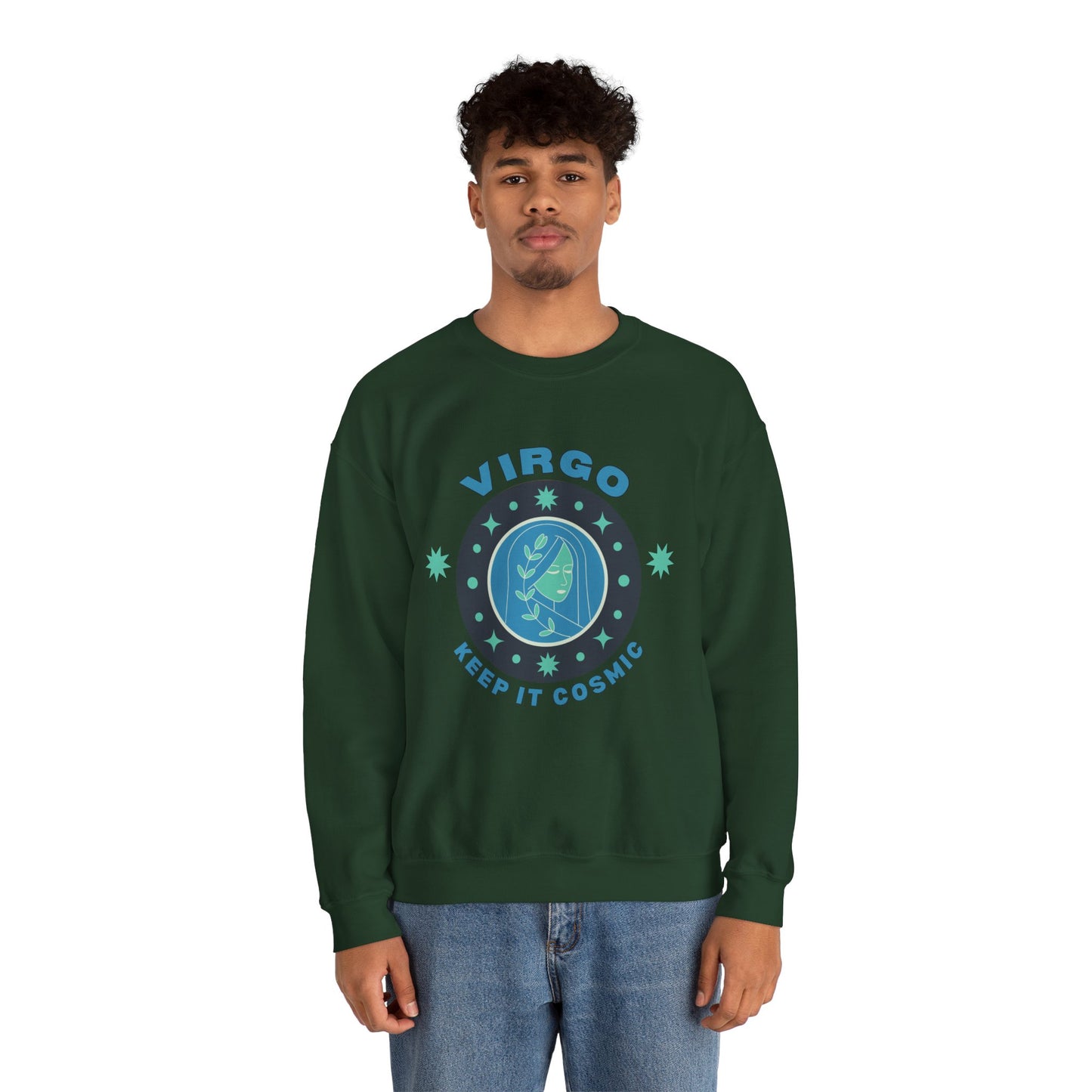 Keep It Cosmic - Retro Star Sign Astro Sweatshirt | Virgo