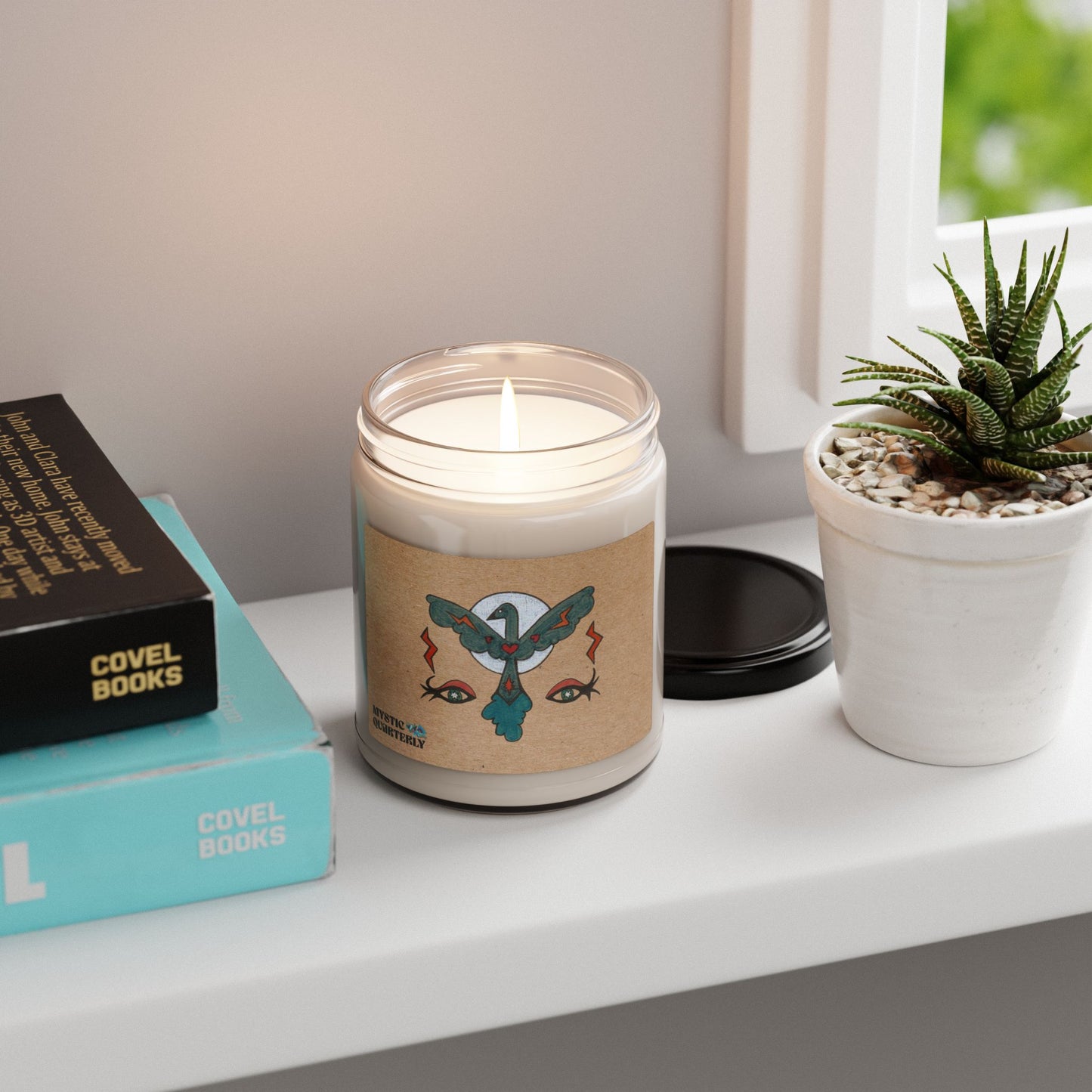 Feel to See Ritual Candle – Cosmic Lunar Symbolic Art