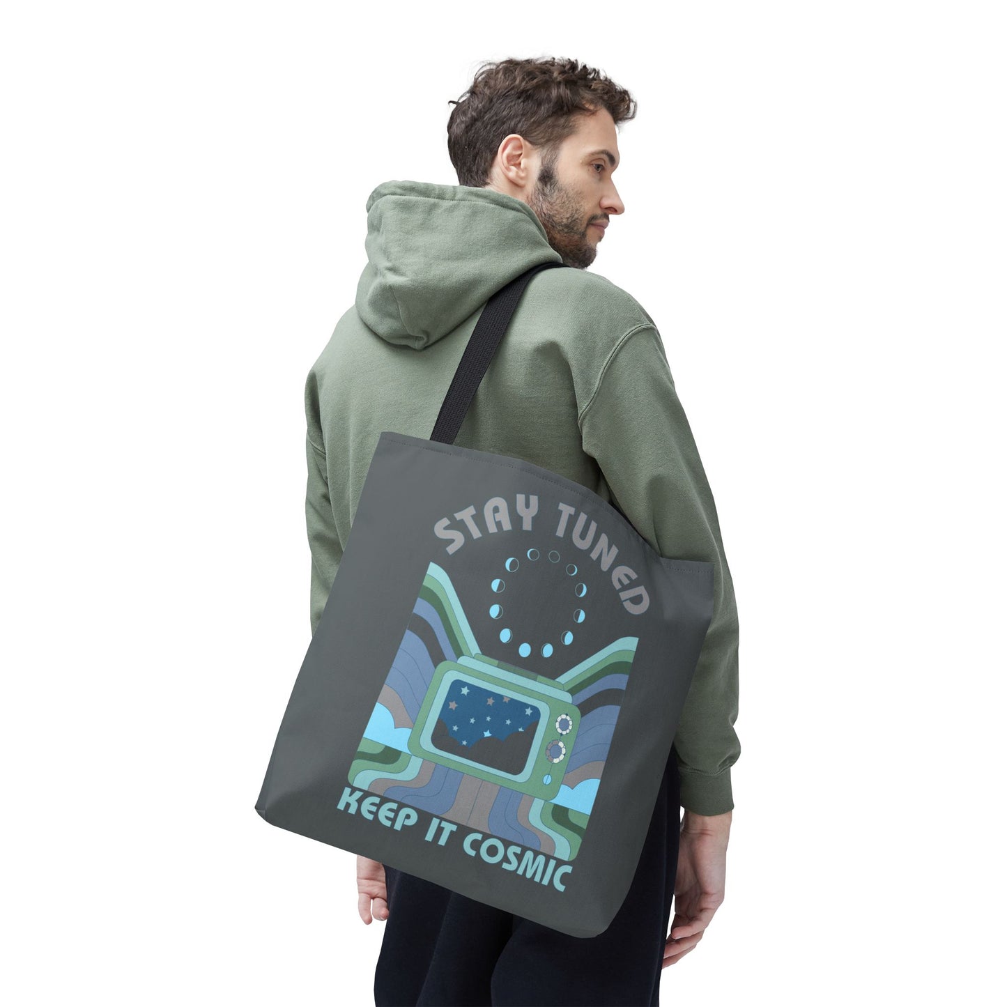 Stay Tuned - Keep it Cosmic Tote Bag