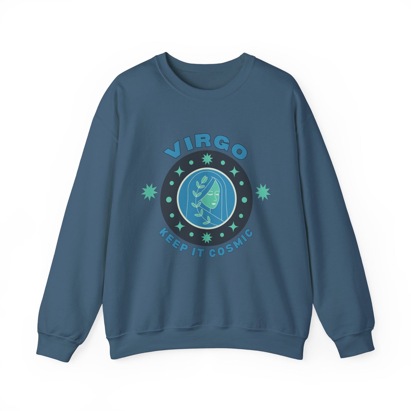 Keep It Cosmic - Retro Star Sign Astro Sweatshirt | Virgo