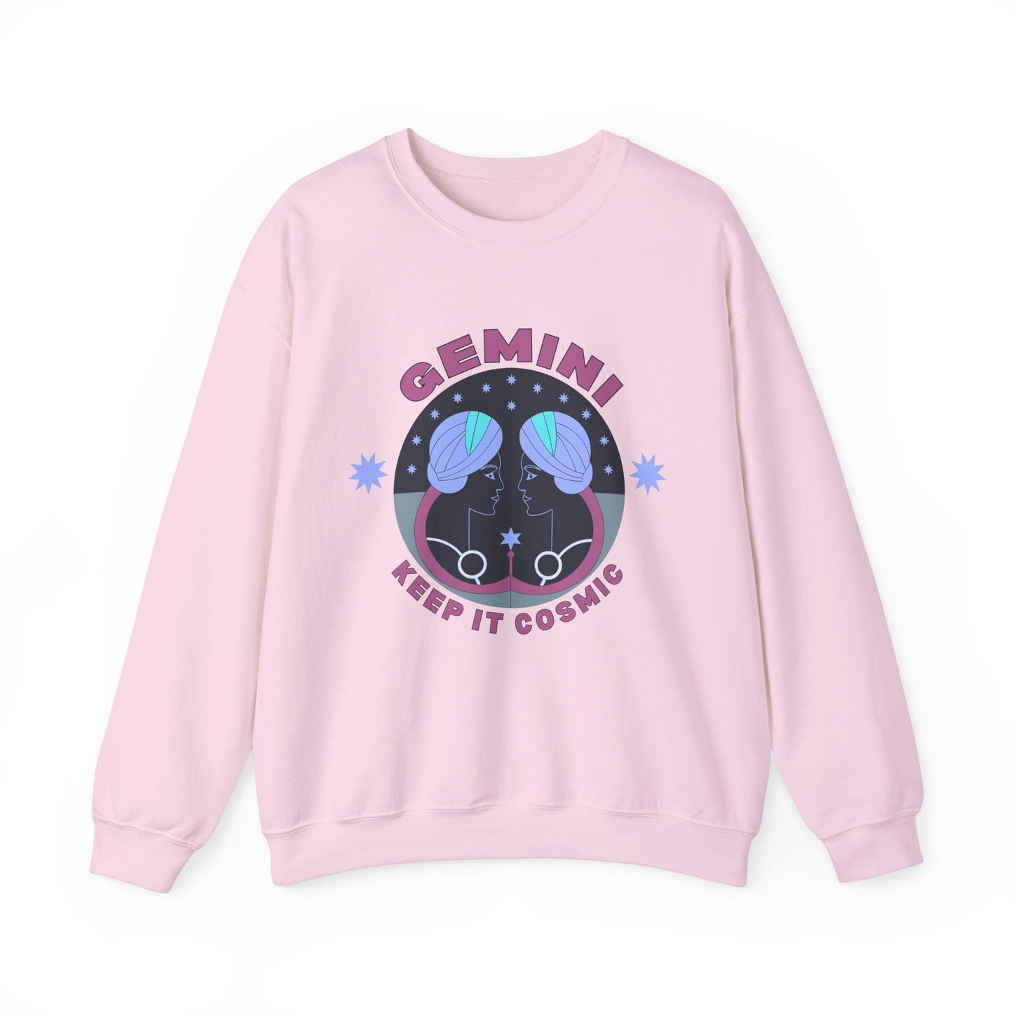 Keep It Cosmic - Retro Star Sign Astro Sweatshirt | Gemini