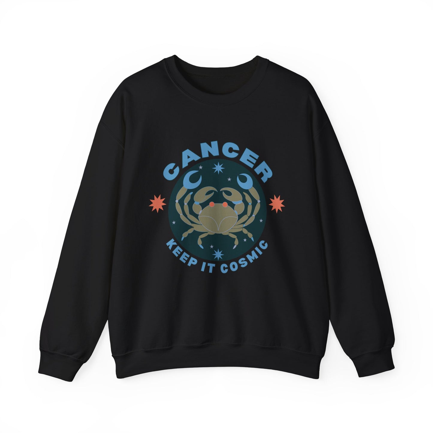 Keep It Cosmic - Retro Star Sign Astro Sweatshirt | Cancer