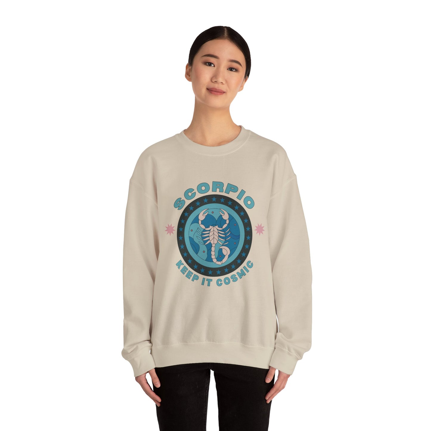 Keep It Cosmic - Retro Star Sign Astro Sweatshirt | Scorpio