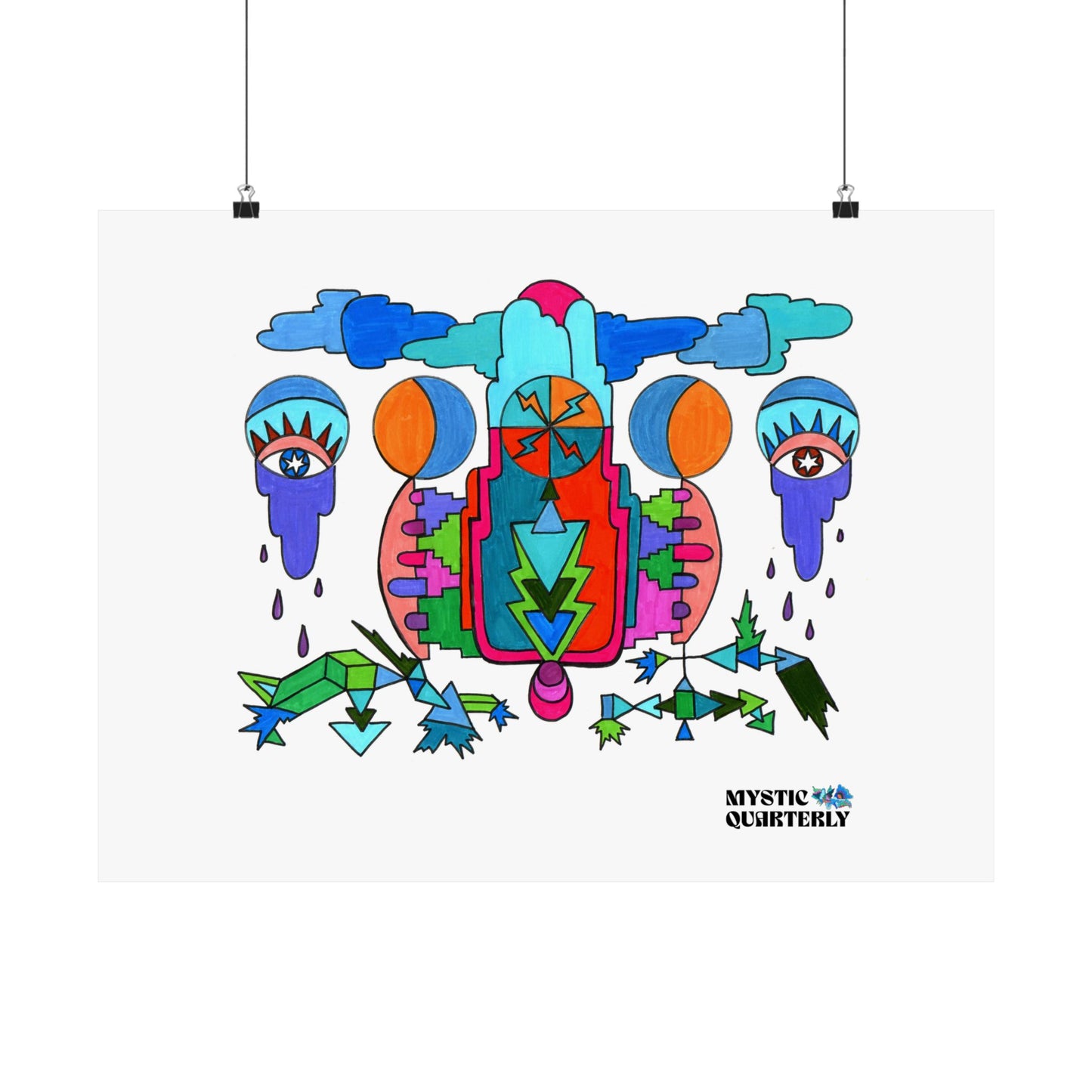 Our Sky Era Abstract Visionary Art Print