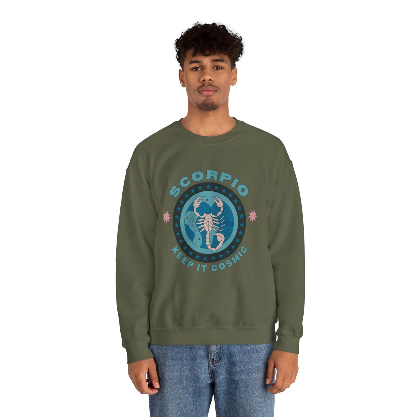 Keep It Cosmic - Retro Star Sign Astro Sweatshirt | Scorpio