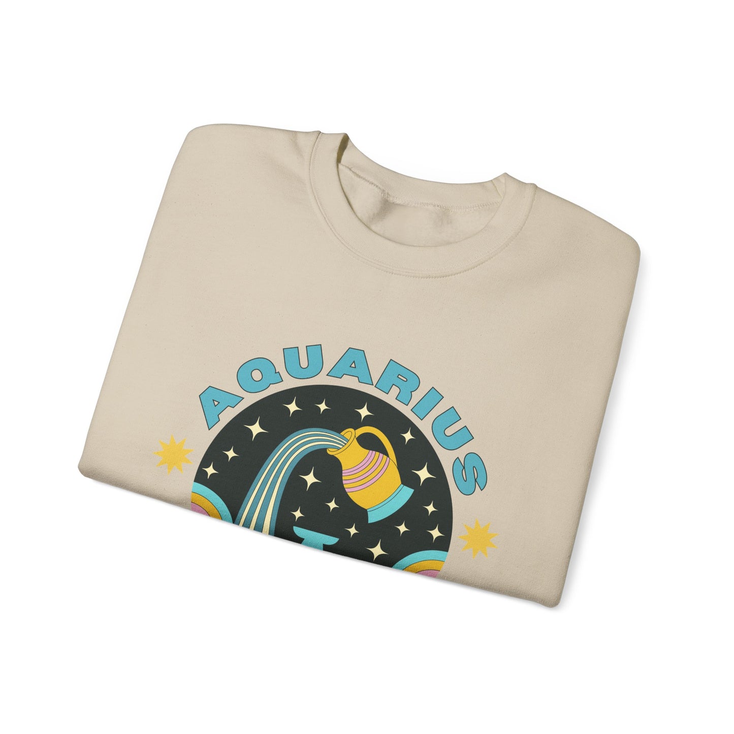 Keep It Cosmic - Retro Star Sign Astro Sweatshirt | Aquarius