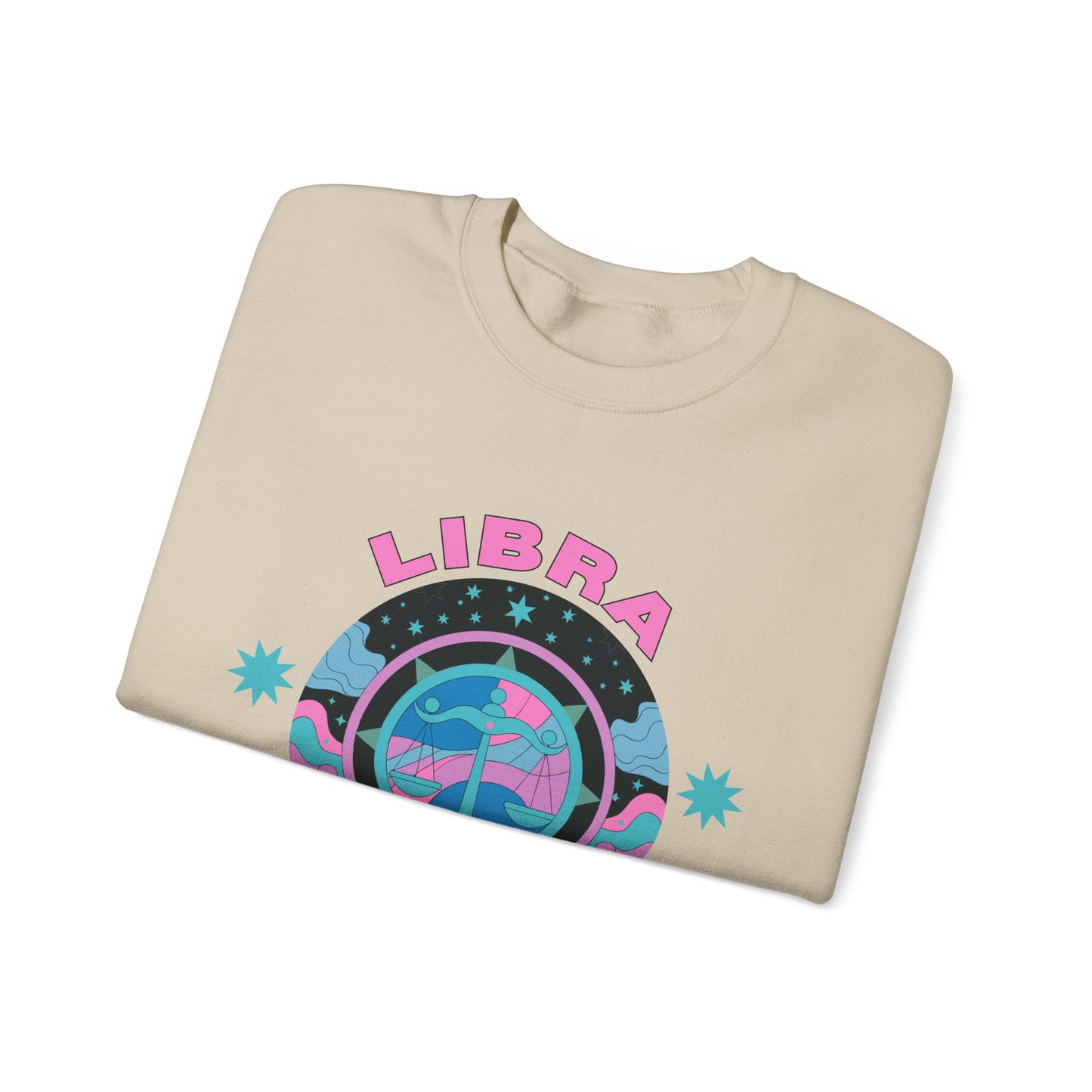 Keep It Cosmic - Retro Star Sign Astro Sweatshirt | Libra