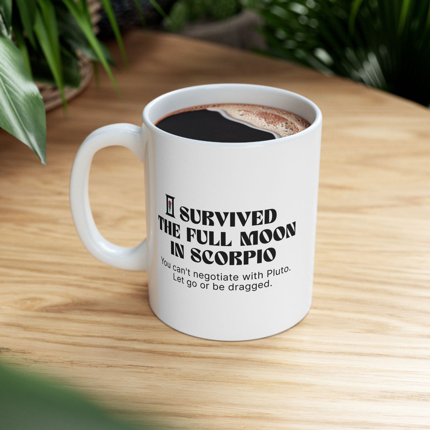 Scorpio Full Moon 2025 Ceramic Mug (11oz / 15oz)