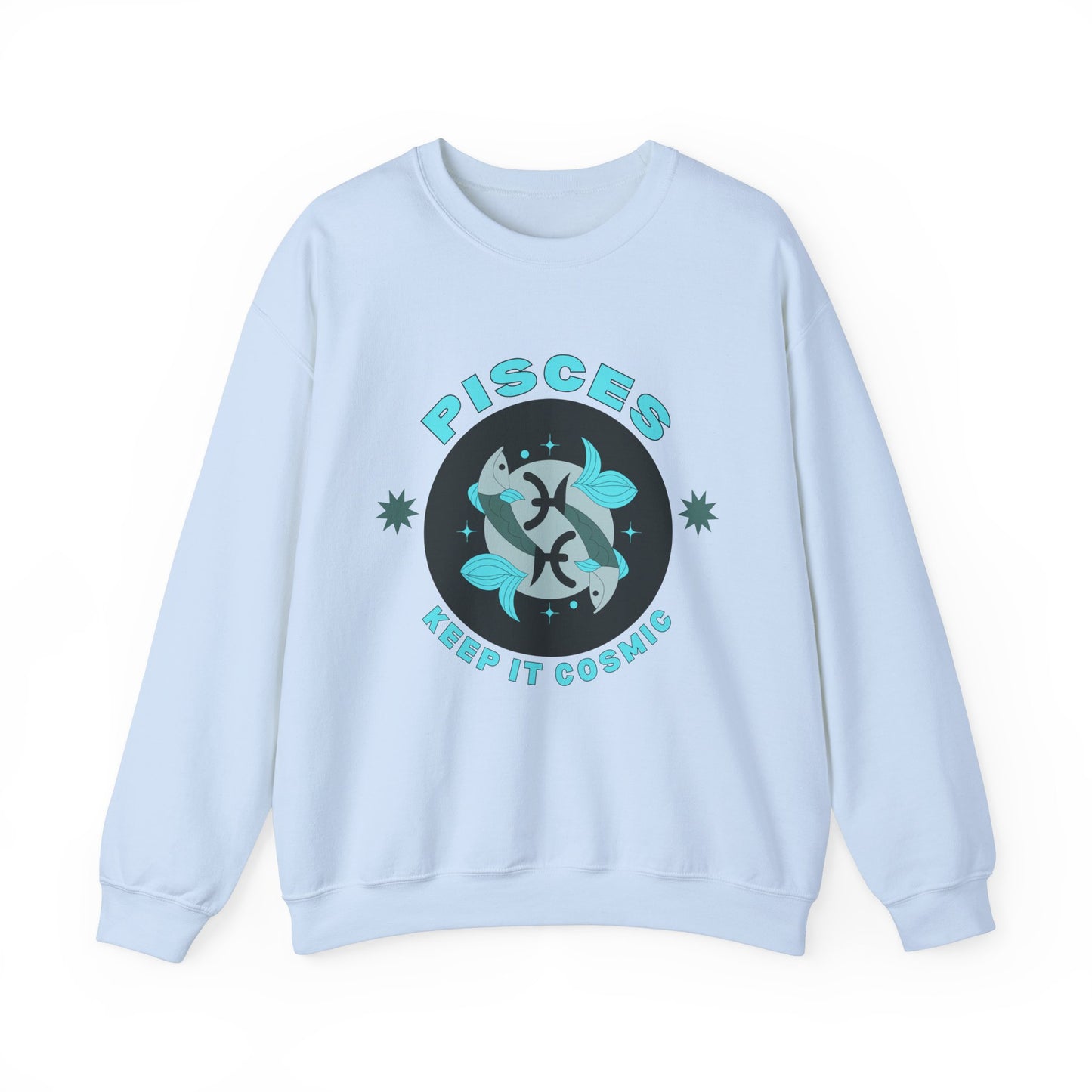 Keep It Cosmic - Retro Star Sign Astro Sweatshirt | Pisces