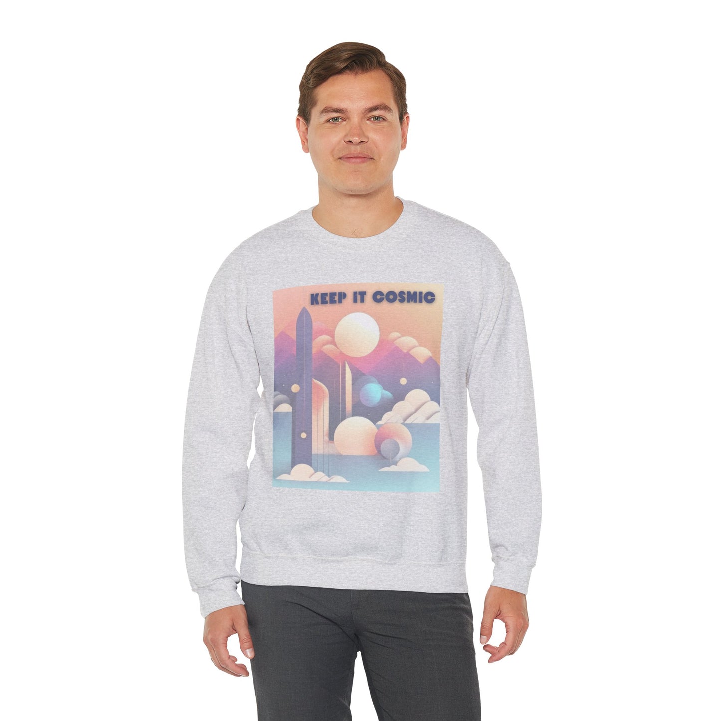 Pastel Cosmos Celestial Aesthetic Sweatshirt – Keep It Cosmic Crewneck