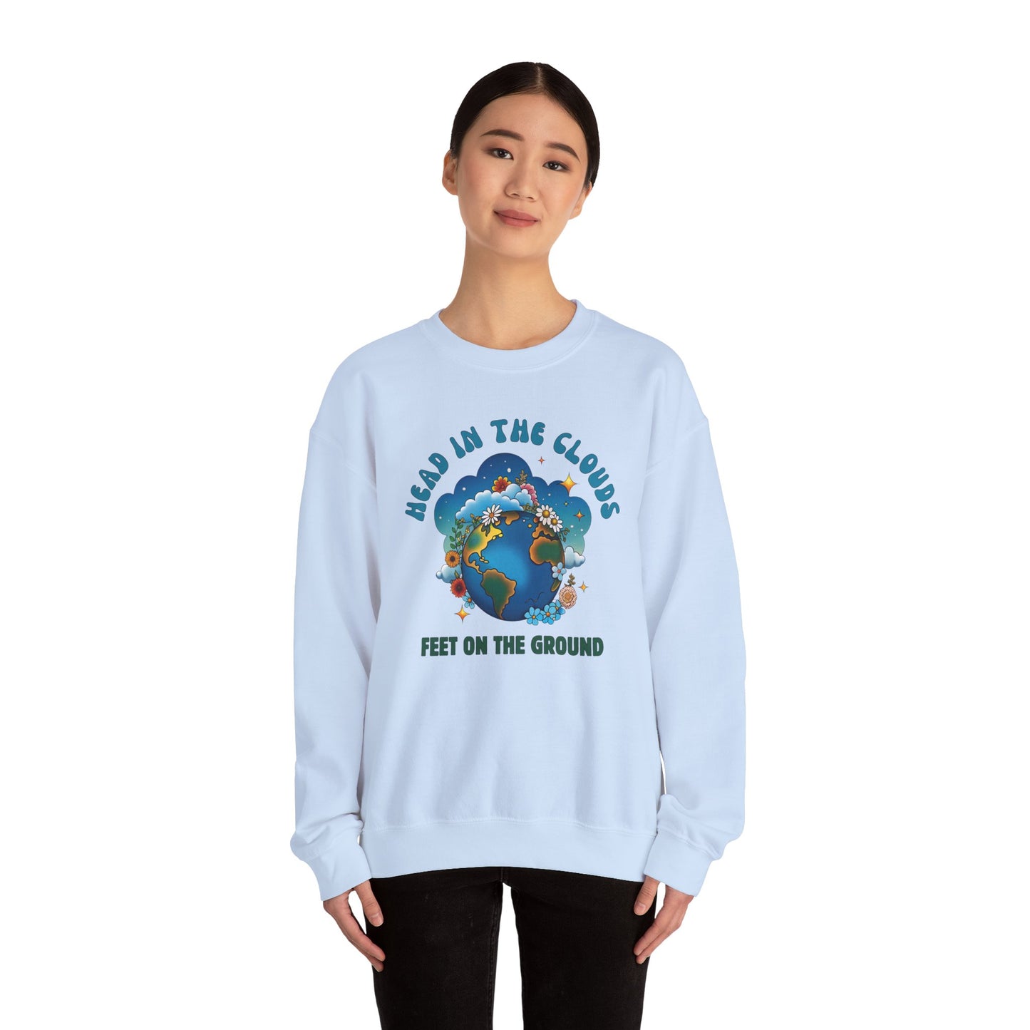 Grounded Dreamer | Airy Edition – Retro Dreamy Sweatshirt in Soft Hues