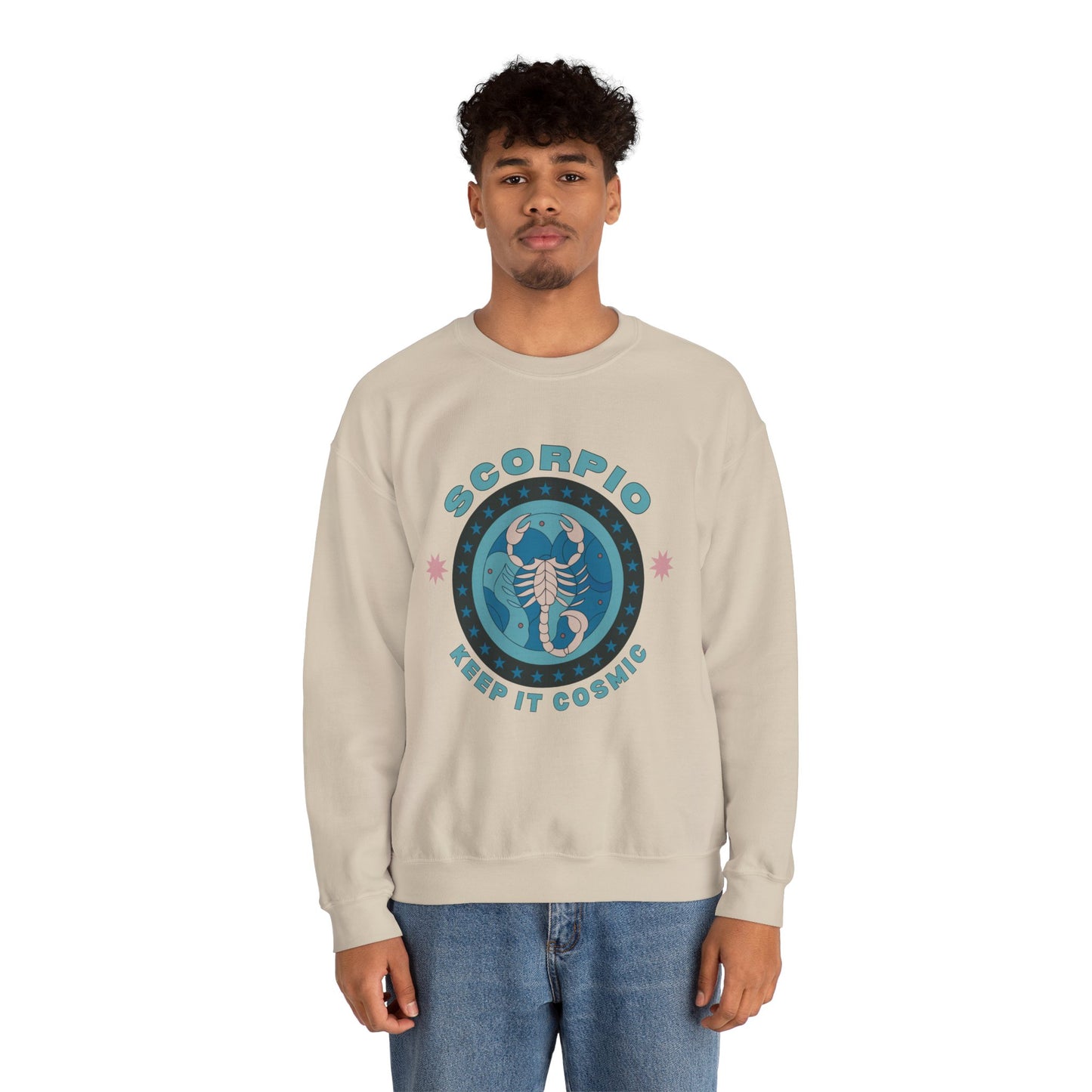 Keep It Cosmic - Retro Star Sign Astro Sweatshirt | Scorpio