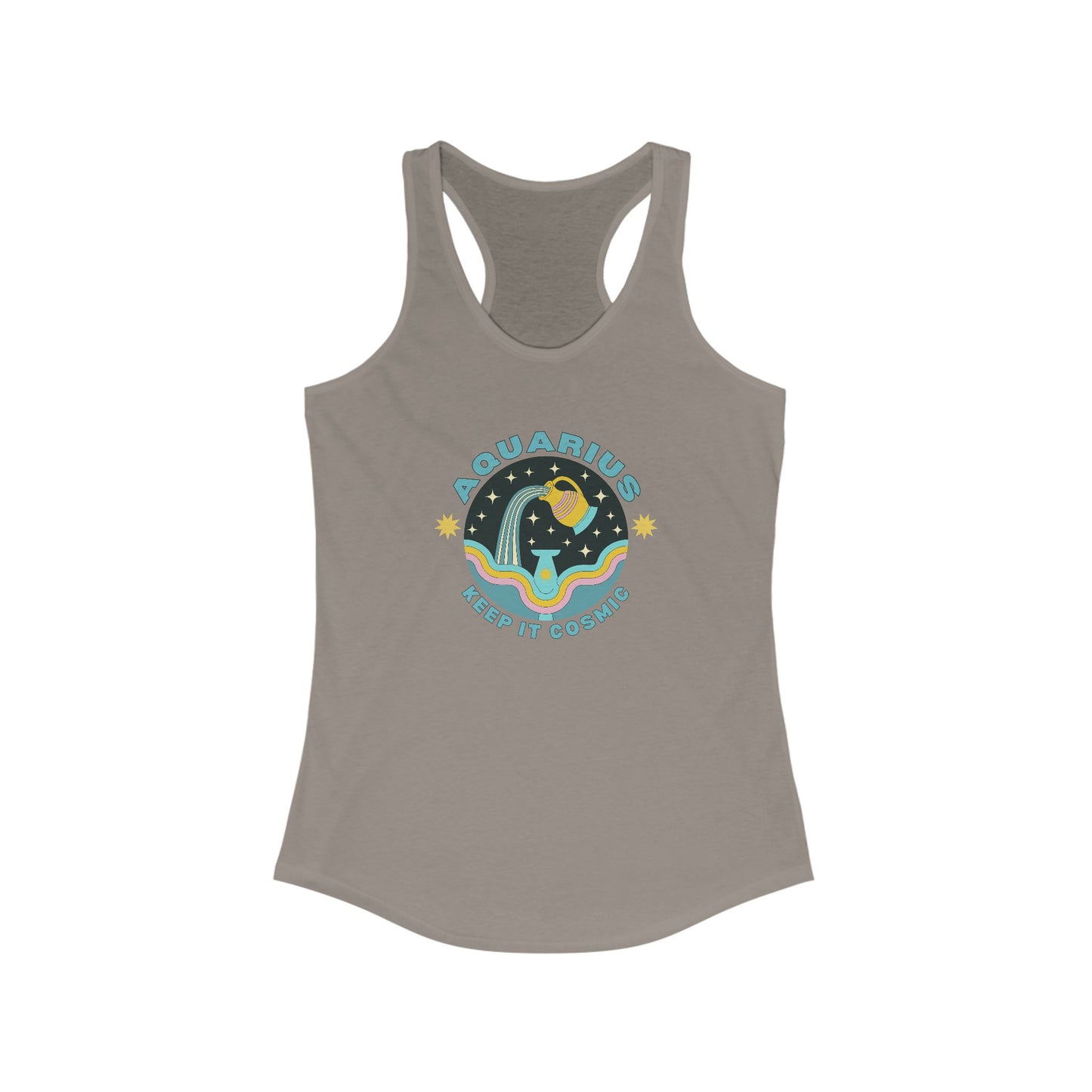 Keep it Cosmic Aquarius Retro Astrology Tank