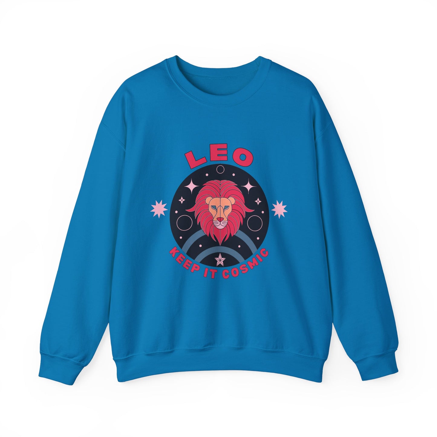 Keep It Cosmic - Retro Star Sign Astro Sweatshirt | Leo