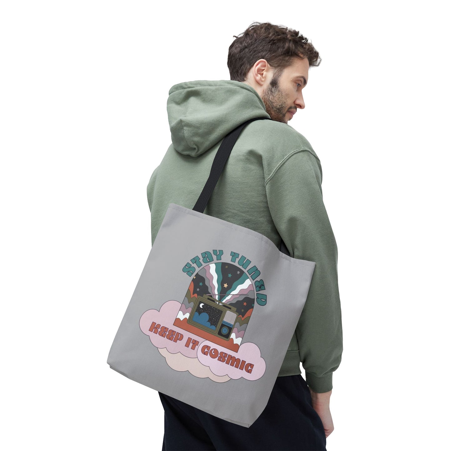 Stay Tuned - Keep it Cosmic Tote Bag