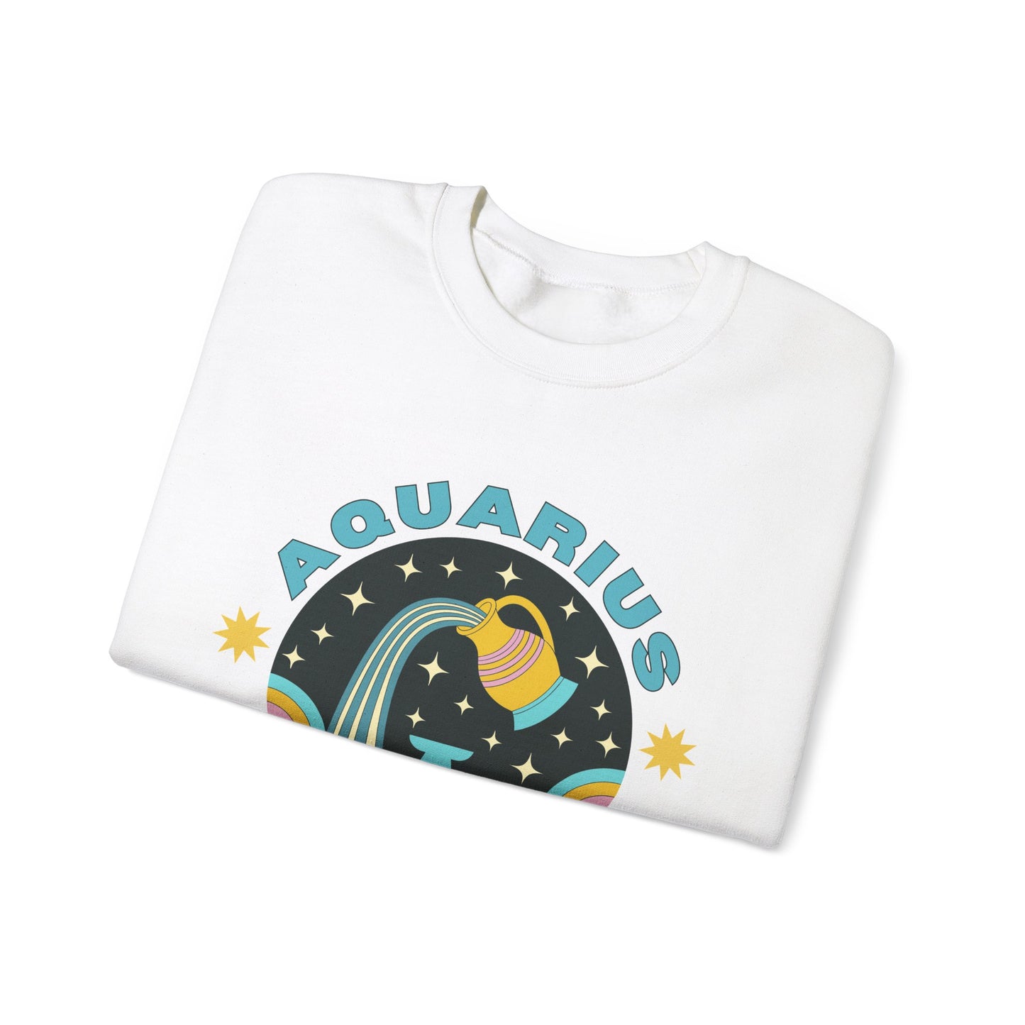 Keep It Cosmic - Retro Star Sign Astro Sweatshirt | Aquarius