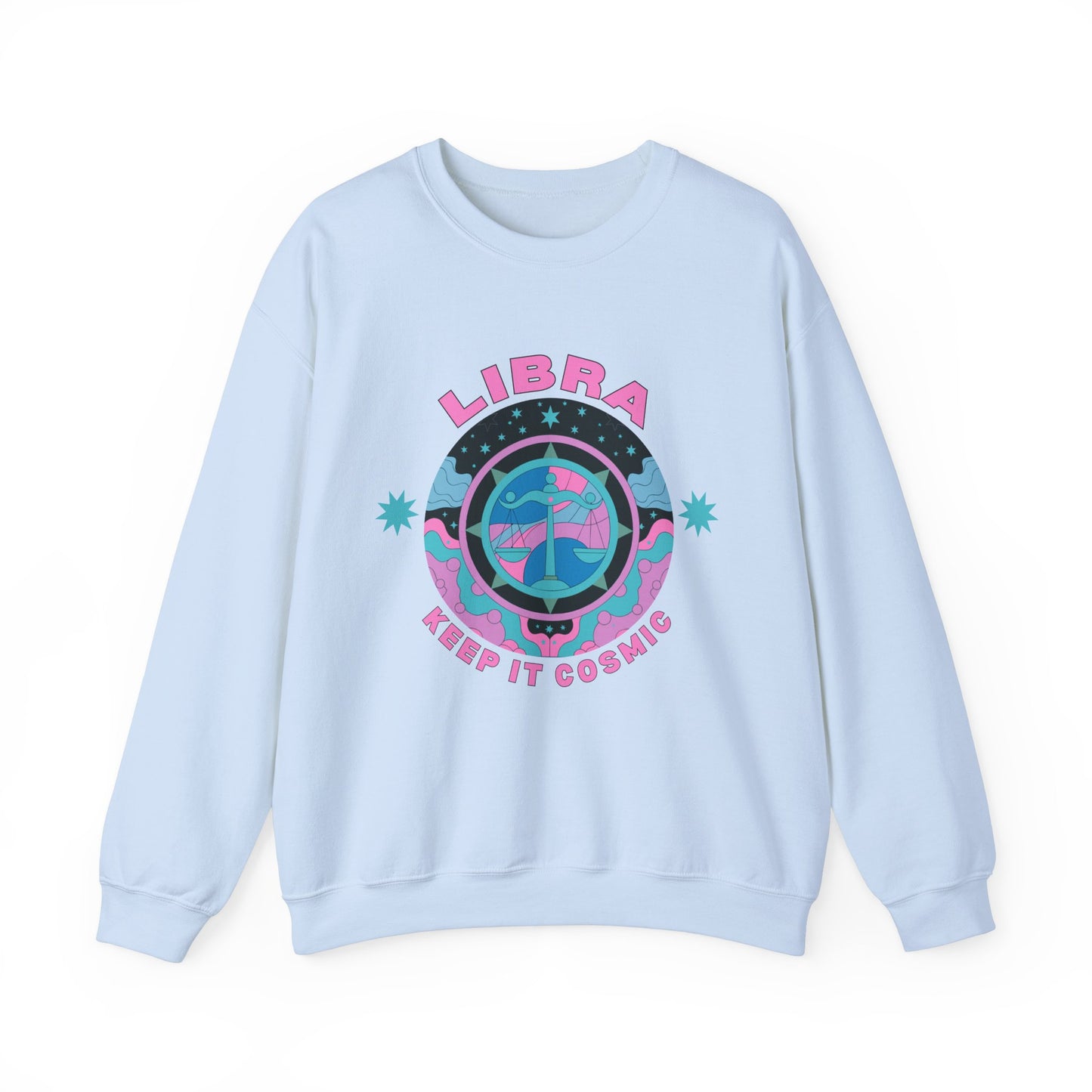 Keep It Cosmic - Retro Star Sign Astro Sweatshirt | Libra