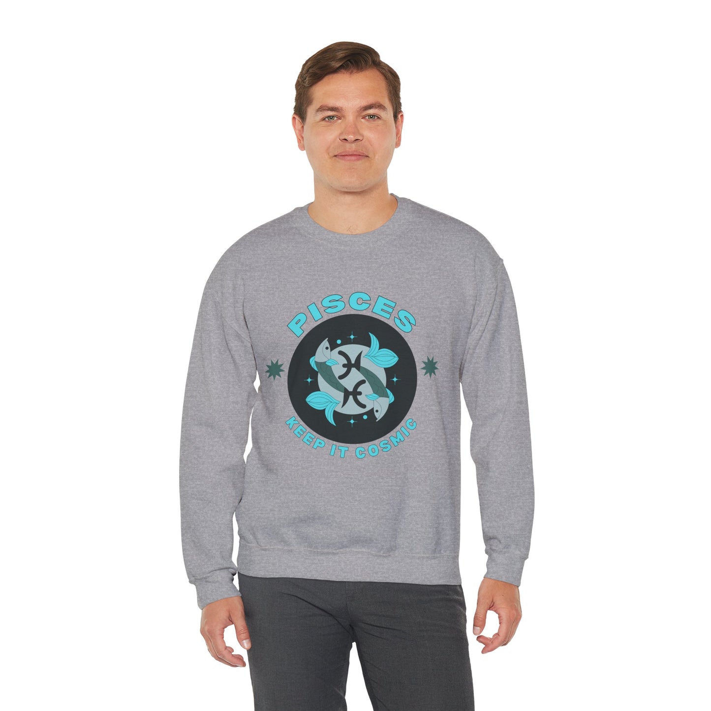Keep It Cosmic - Retro Star Sign Astro Sweatshirt | Pisces